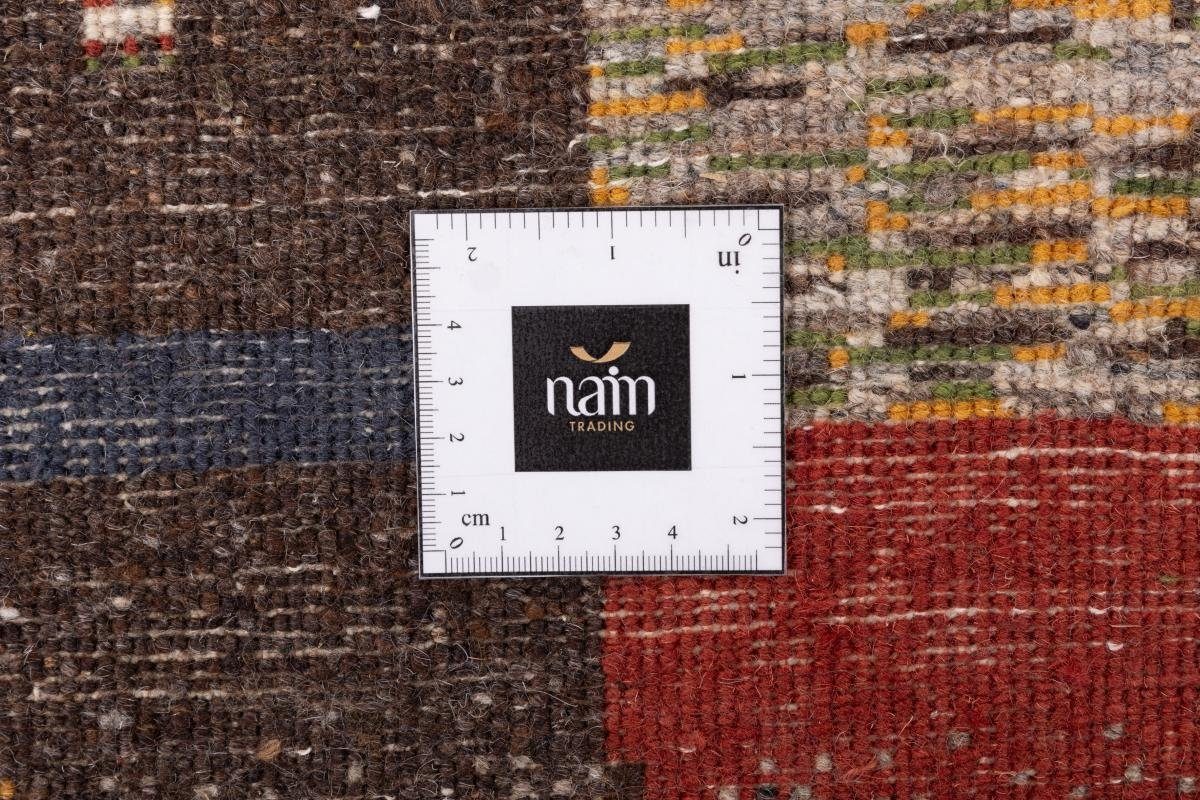 Nain Gabbeh Höhe: 247x350 mm Moderner Orientteppich rechteckig, Orientteppich, 10 Trading, Loribaft Handgeknüpfter