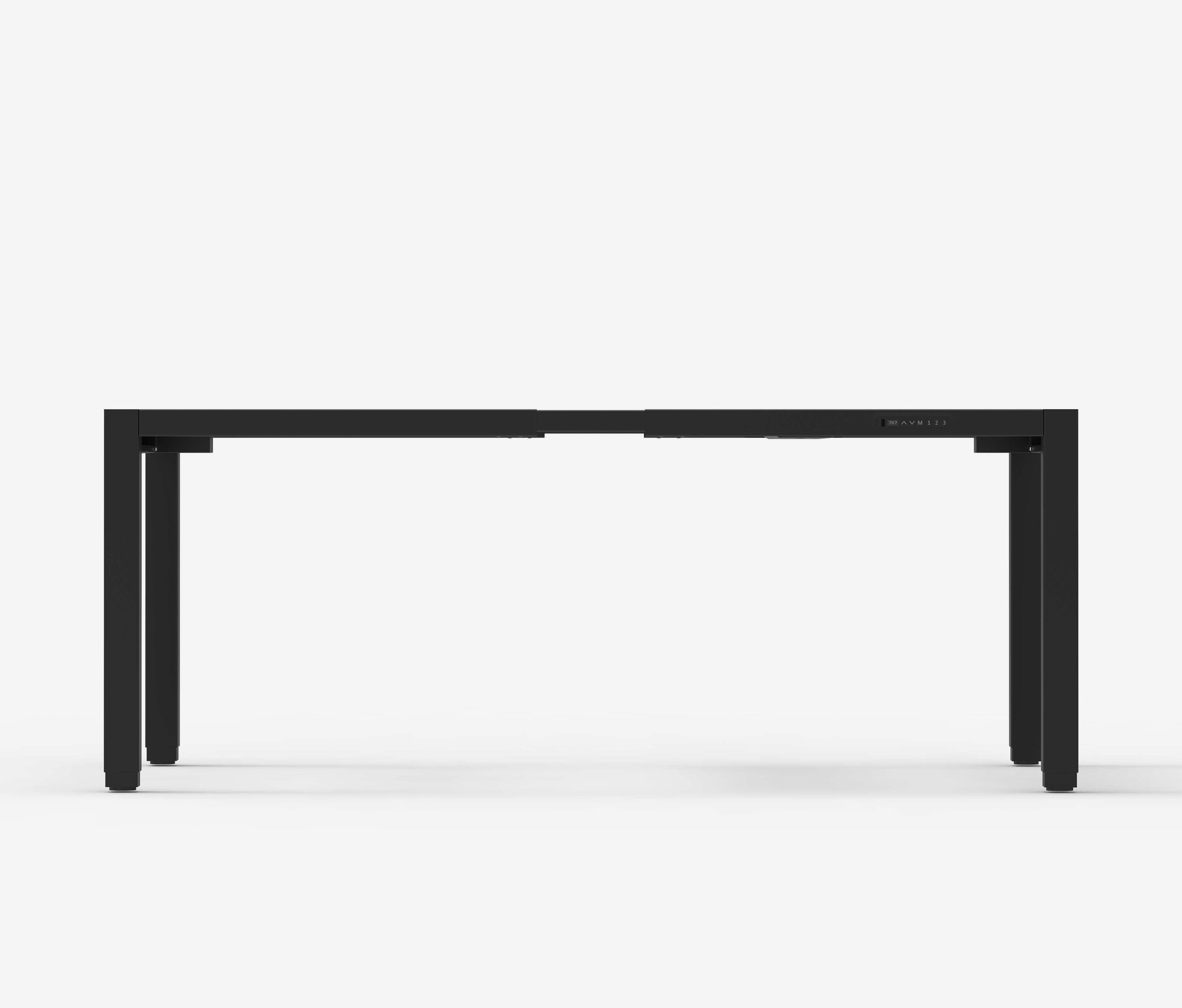 Ergolutions Tischgestell PRIMUS 4-Bein elektrisch höhenverstellbares Tischgestell für Esstisch, 160 kg Traglast / USB-A / Leise / Timer / Memory / Kollisionssensor