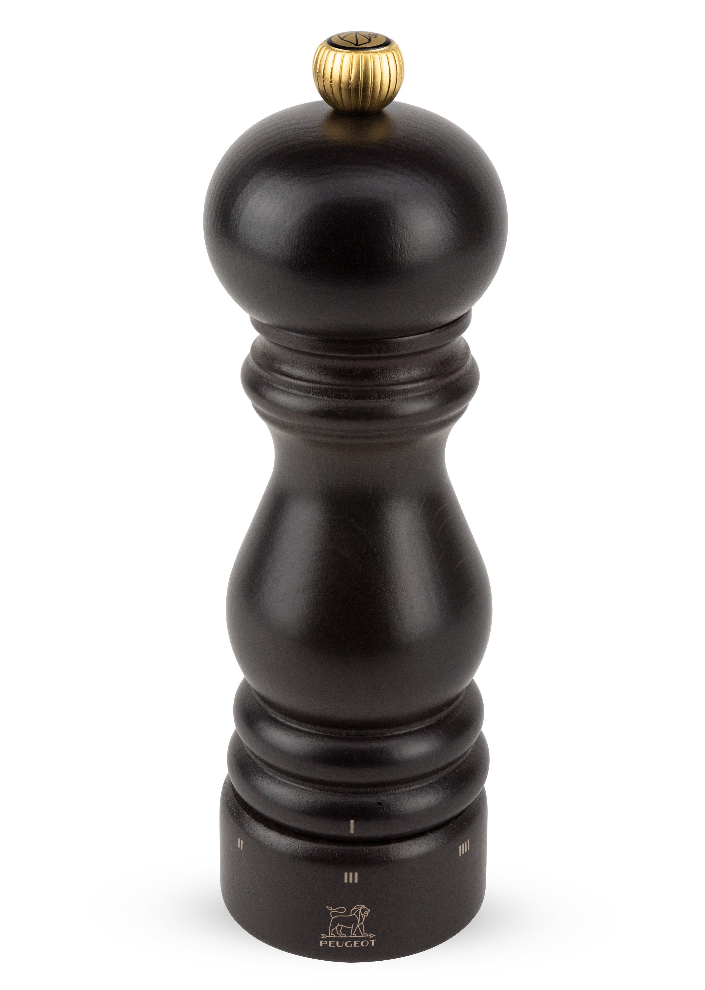 PEUGEOT Salz-/Pfeffermühle PARIS 18cm Schokolade Buchenholz uSelect Zirkonia-Mahlwerk Manuell