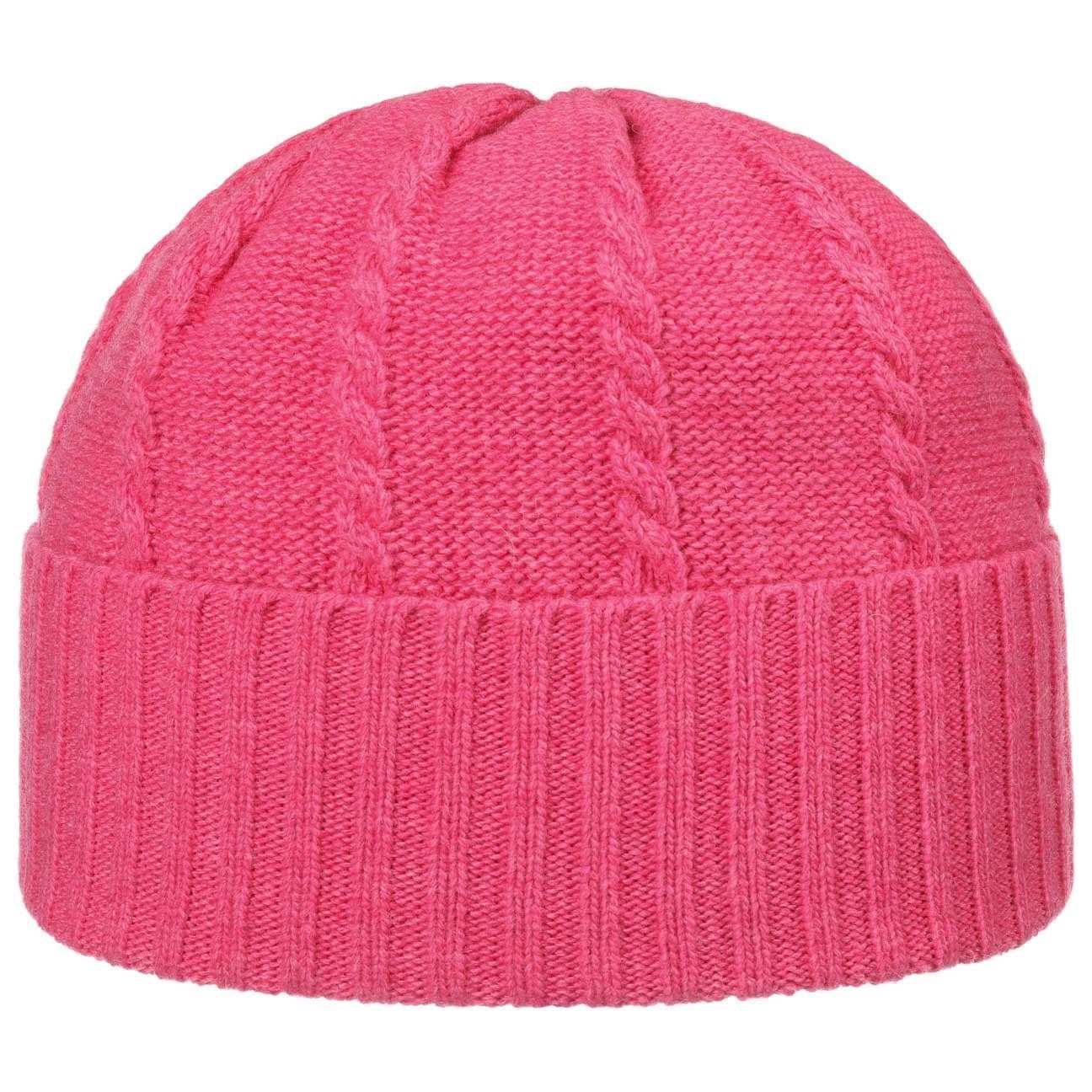 Lierys Beanie (1-St) Beanie mit Umschlag, Made in Italy,Made in the EU pink