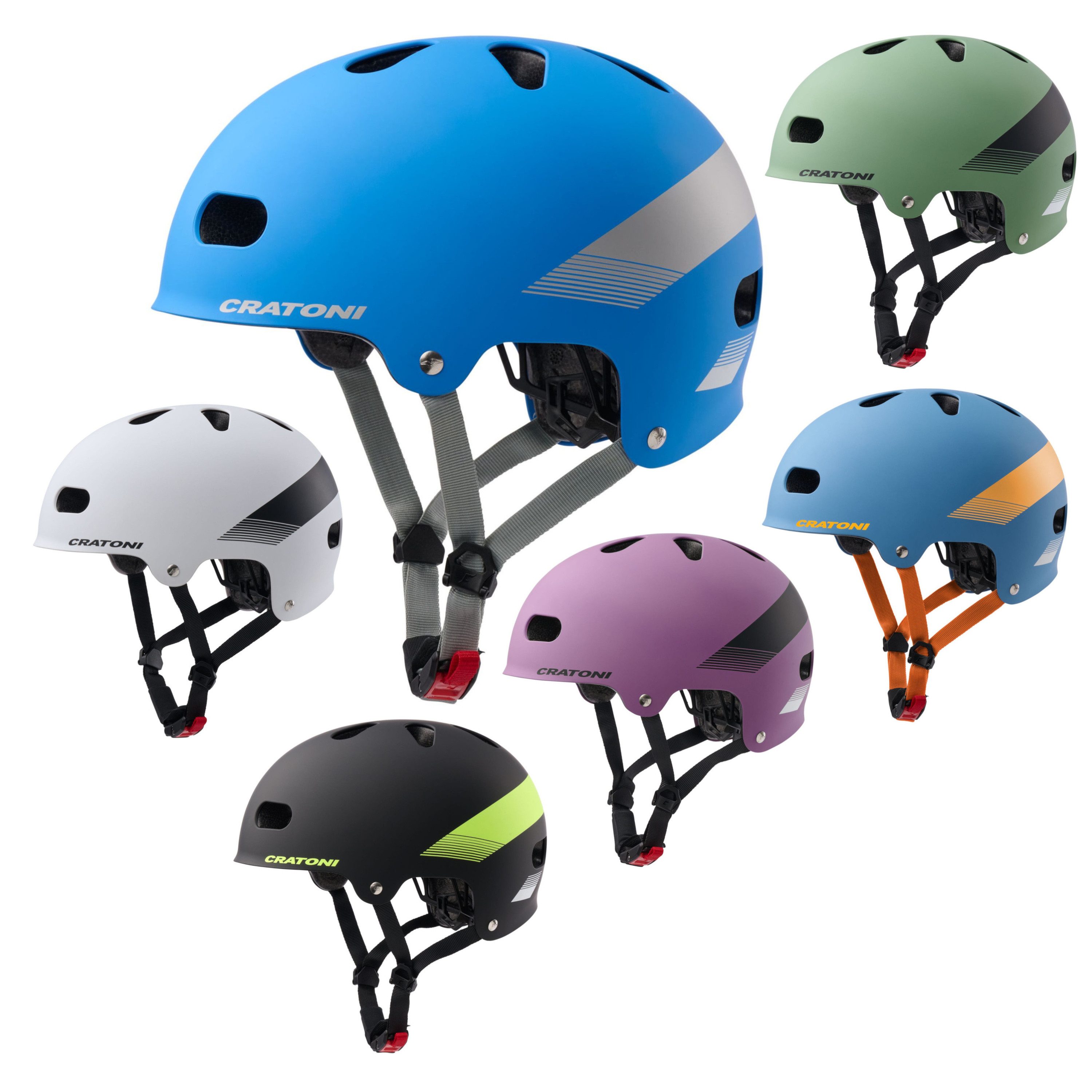 Cratoni Fahrradhelm C-Mate S/M 54-58 cm Kinderhelm Skaterhelm