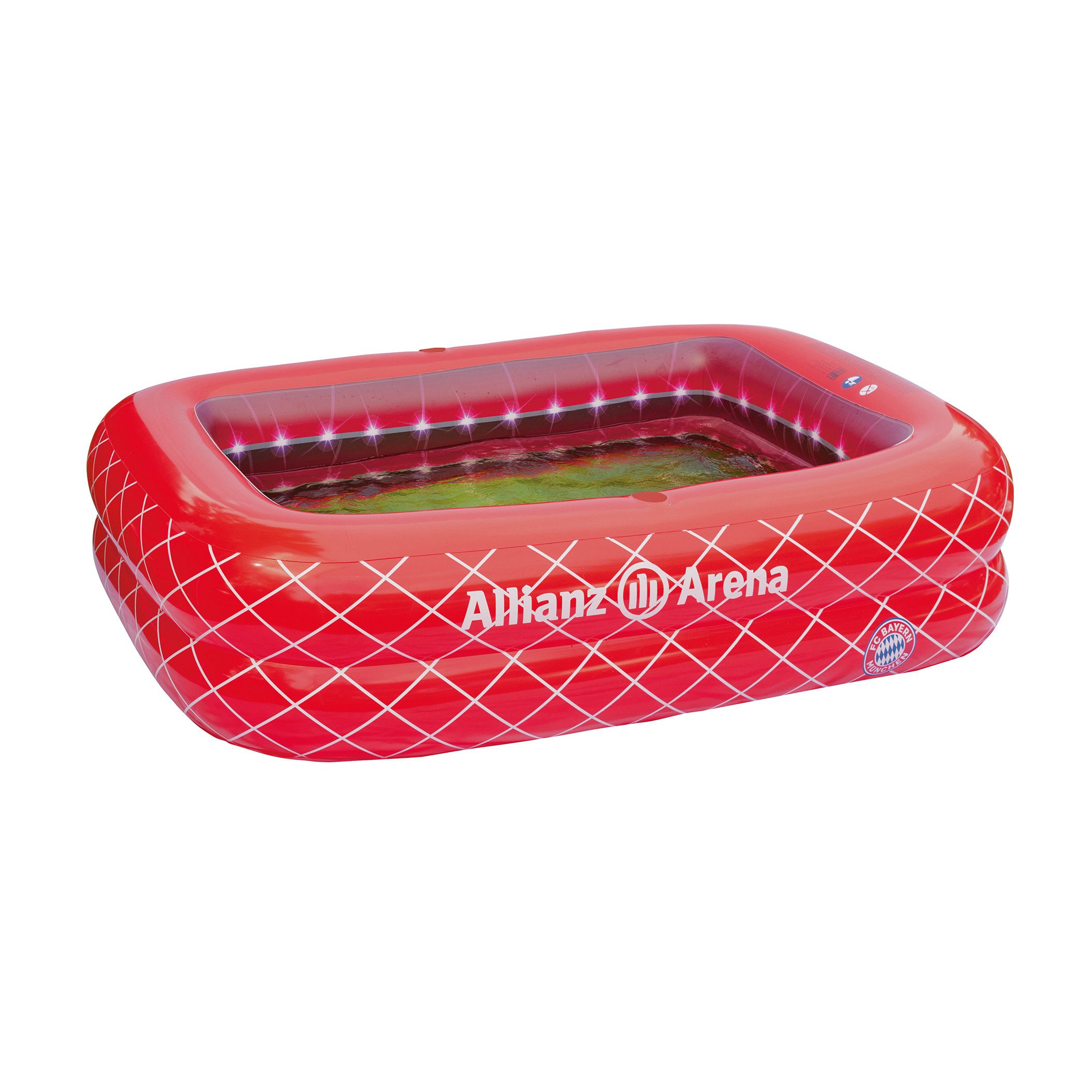 Happy People Planschbecken Family Pool - FC Bayern München (200x150x50cm), (1-tlg), Allianz Arena
