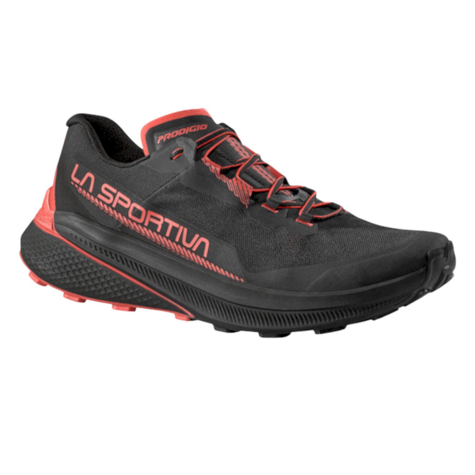 La Sportiva Trail-Laufschuhe Prodigio schwarz/rot Herren Wanderschuh