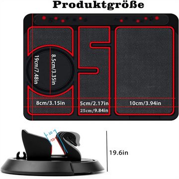RefinedFlare Auto-Fußmatte Rutschfeste Handymatte, 4-in-1-Auto-Armaturenbrettmatte (1 St)