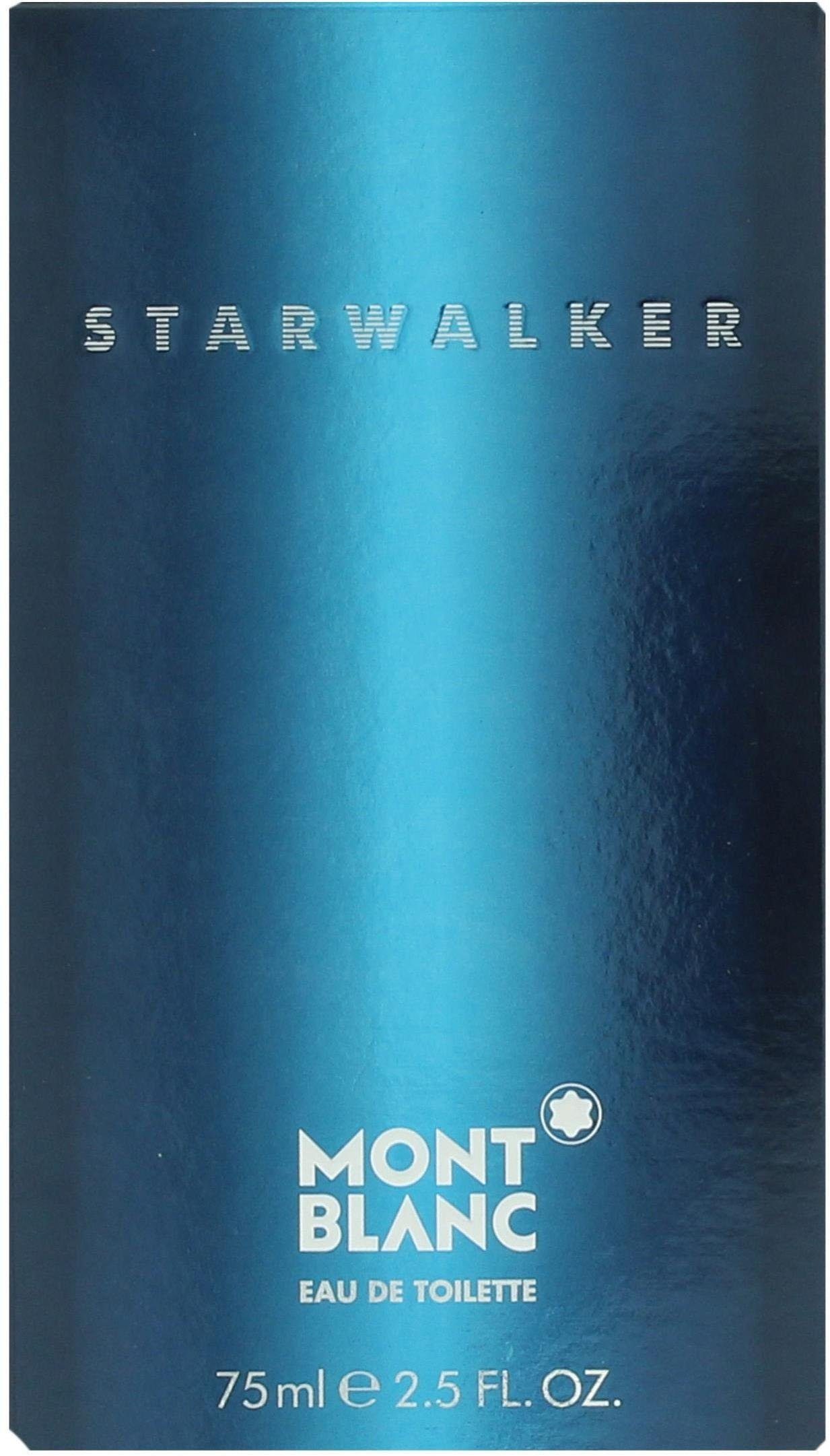 MONTBLANC Eau de Toilette Starwalker, Holziger Duft mit Mandarine, Sandelholz, Moschus, Ingwer und Amber.