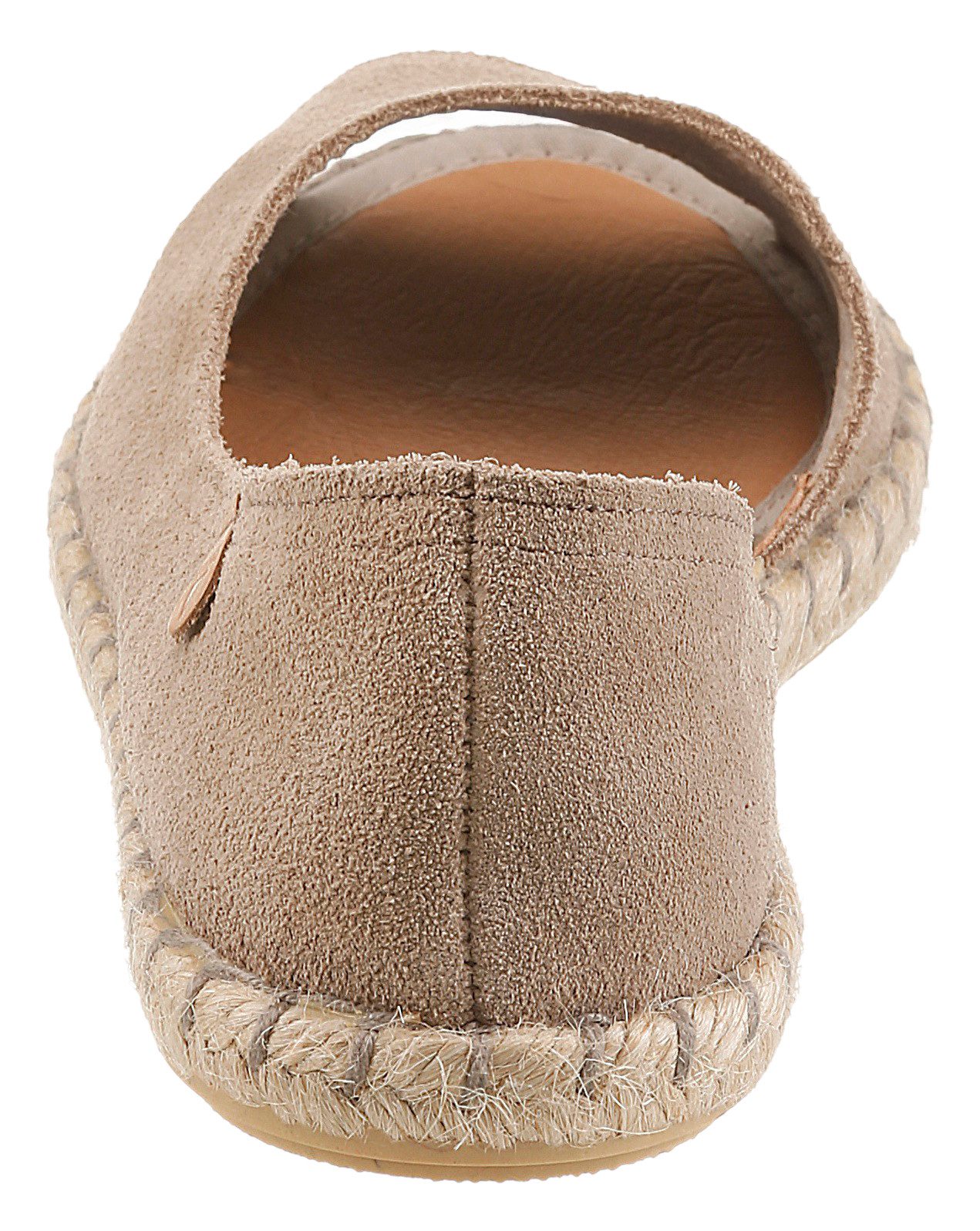VERBENAS CRUZ SERRAJE Espadrille Sommerschuh, Flat, Slipper, Ballerina in asymmetrischem Look