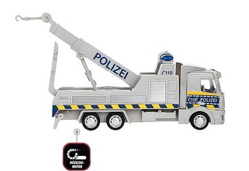 Toi-Toys Spielzeug-Abschlepper ABSCHLEPPWAGEN Polizei 19cm mit Rückzugmotor Modellauto 83, Modell Auto Spielzeugauto Spielzeug Kinder Geschenk