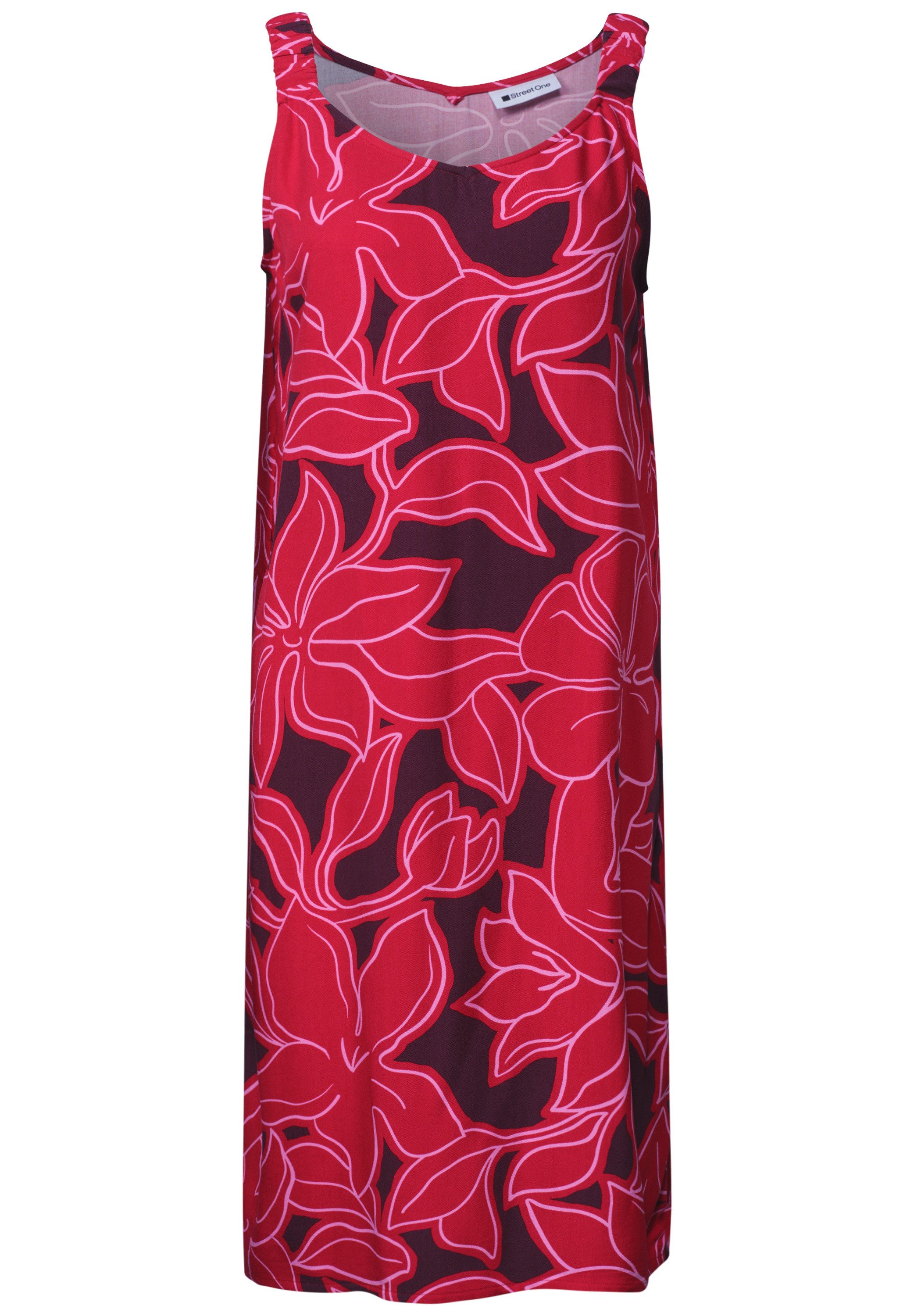 STREET ONE Druckkleid Sommerkleid mit Allover-Print