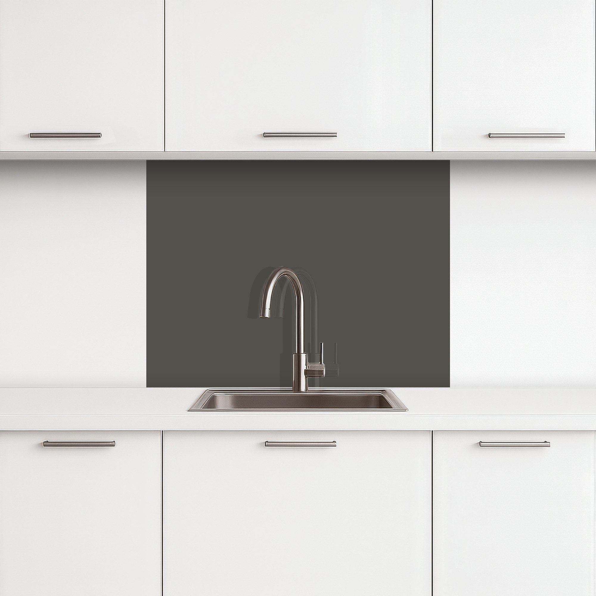 KitchenYeah Küchenrückwand selbstklebend Grau - Farben - Einfarbig, (1-tlg) günstig online kaufen