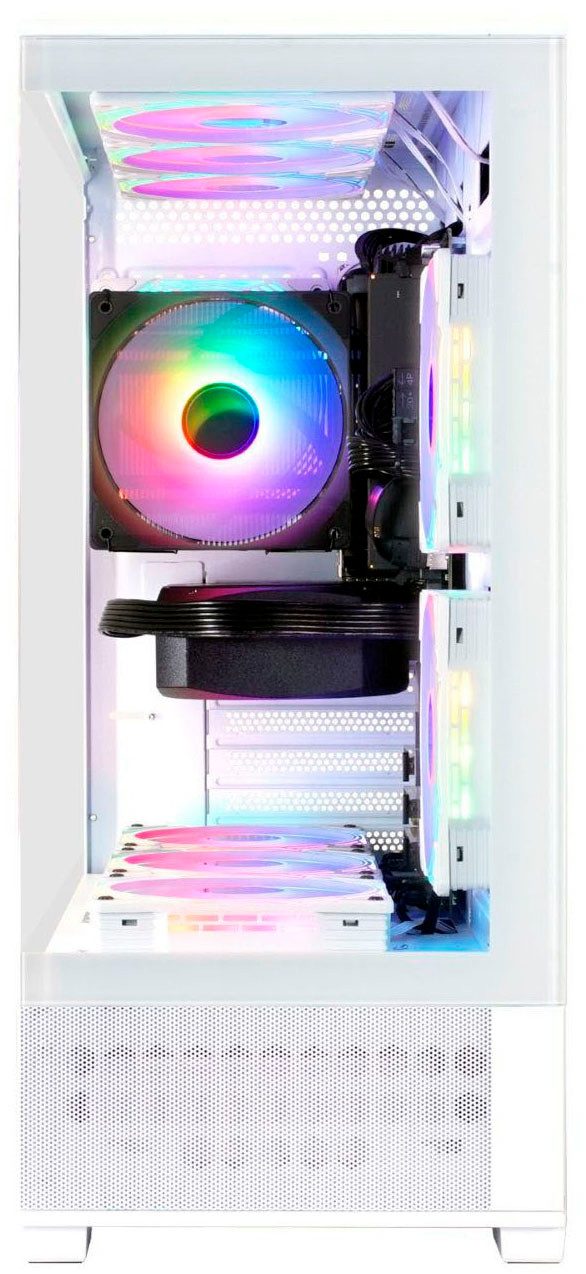 GAMEMAX Vista AW 8208 AMD Ryzen 5 9600X 32GB DDR5 1TB SSD RX 9070 Gaming-PC (AMD Ryzen 5 9600X, RX 9070, 32 GB RAM, 1000 GB SSD, Luftkühlung aktiv, Windows 11, DDR5 RAM)