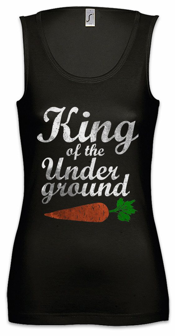 Urban Backwoods Tanktop King Of The Underground Ärmelloses Damen T-Shirt Carrot Karotte Möhre Vegetables Vegetarianism Vegetarian Vegetarisch