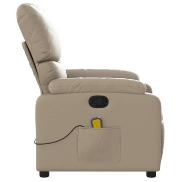 vidaXL Sessel Massagesessel Cappuccino-Braun Kunstleder (1-St)