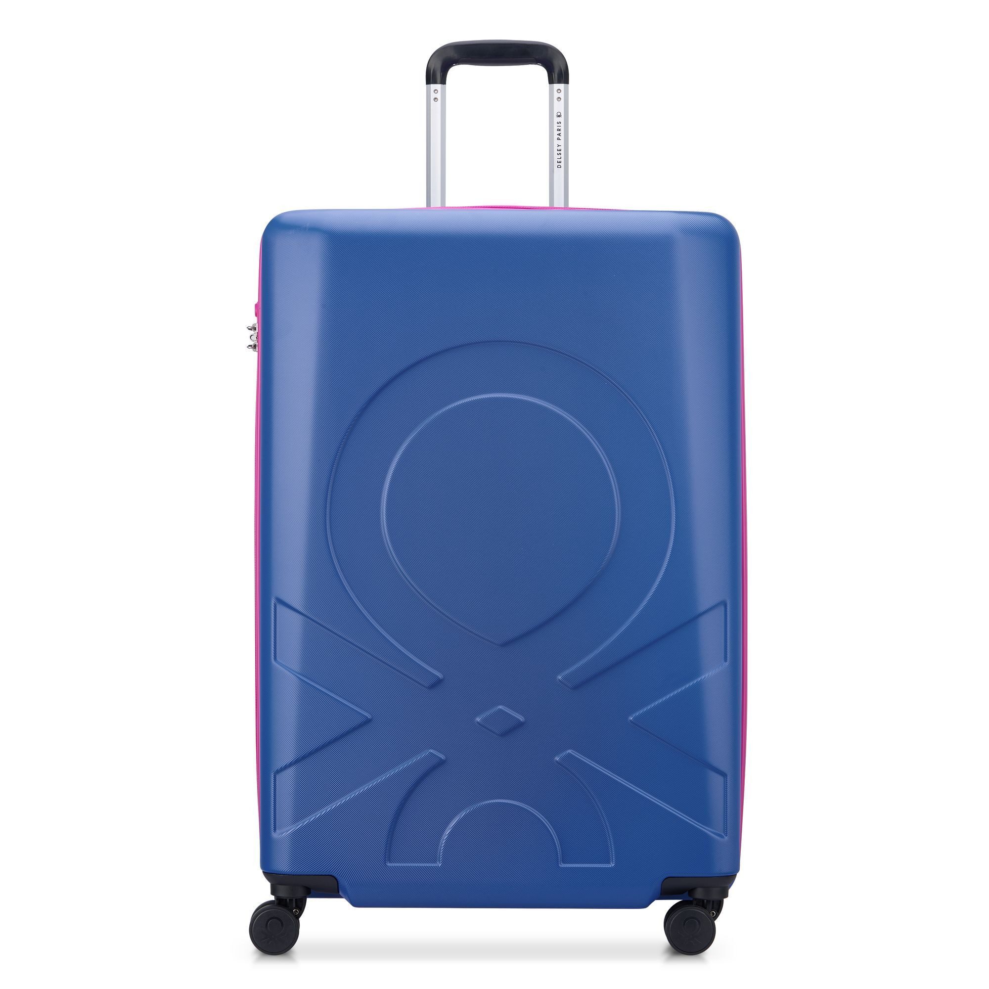 Delsey Paris Hartschalen-Trolley Delsey Paris x United Colors of Benetton, 4 Rollen, ABS