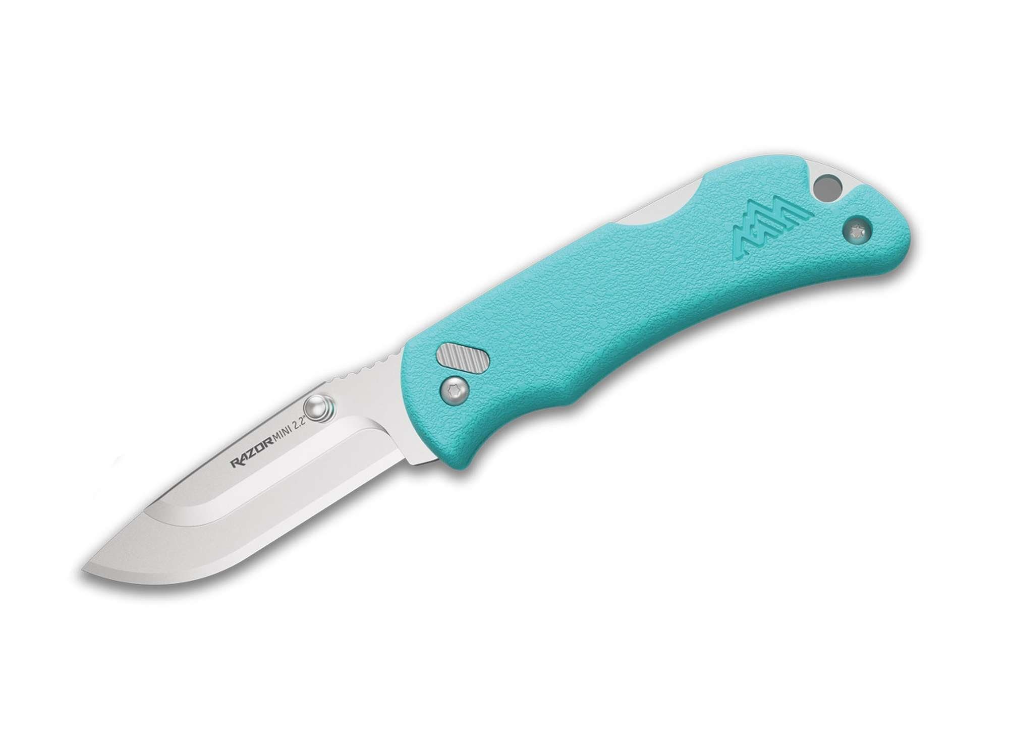 Outdoor Edge Taschenmesser Outdoor Edge RazorMini 2.2, Outdoor Edge RazorMini 2.2" Aqua Clam Pack