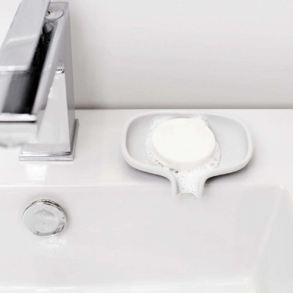 Thumbnail - Bosign Reinigungsbürste Seifenablage mit Ablauf Soap Saver Weiß (Small)