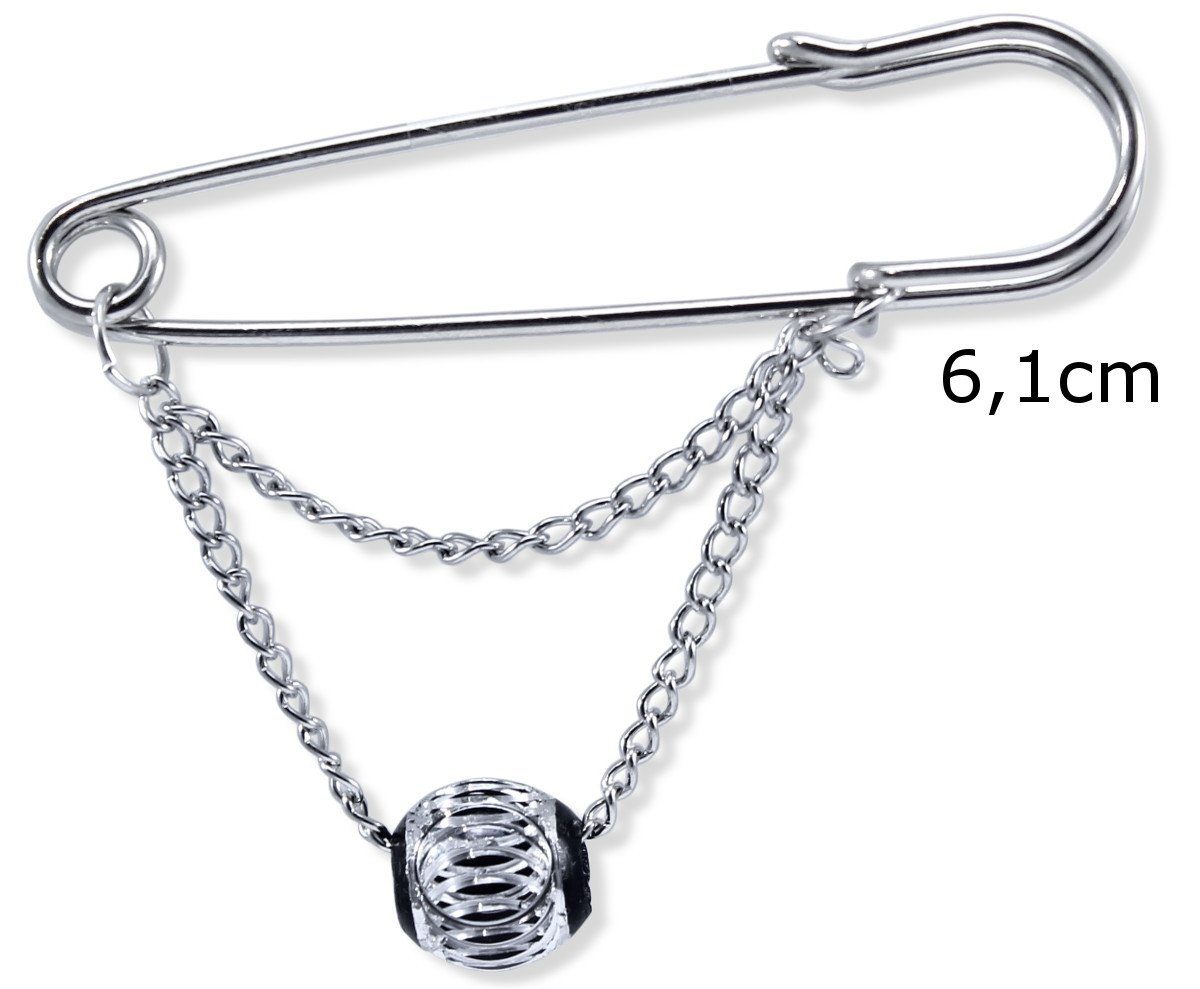 dy_mode Broschen Set Große Brosche Anstecknadel mit Kugelanhänger - 3erPack günstig online kaufen