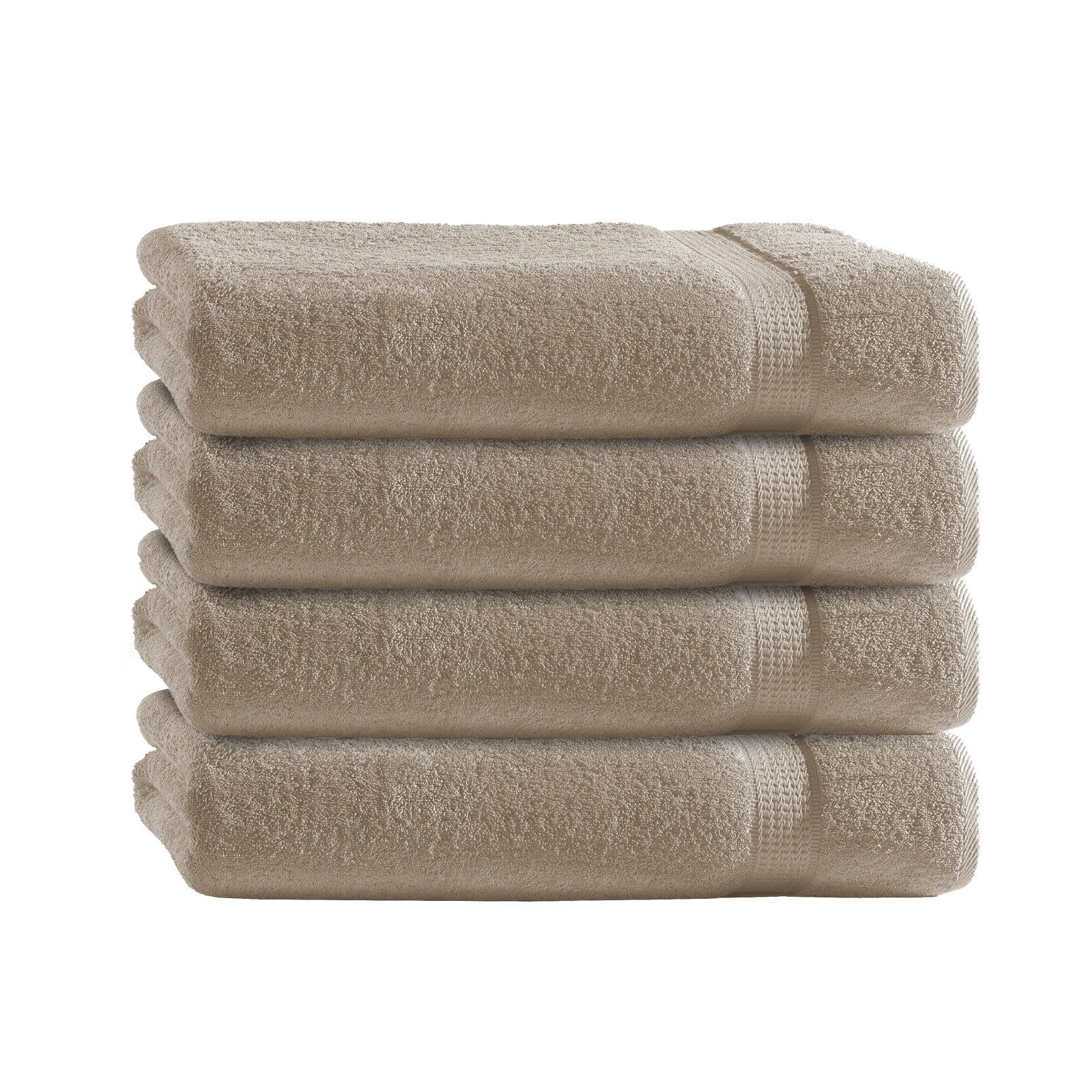 TRENDBUY24 Handtuch Set Handtücher Duschtücher Gästetücher Baumwolle Frottee Premium 4er Set, 100% Baumwolle (4-St), Duschtuch