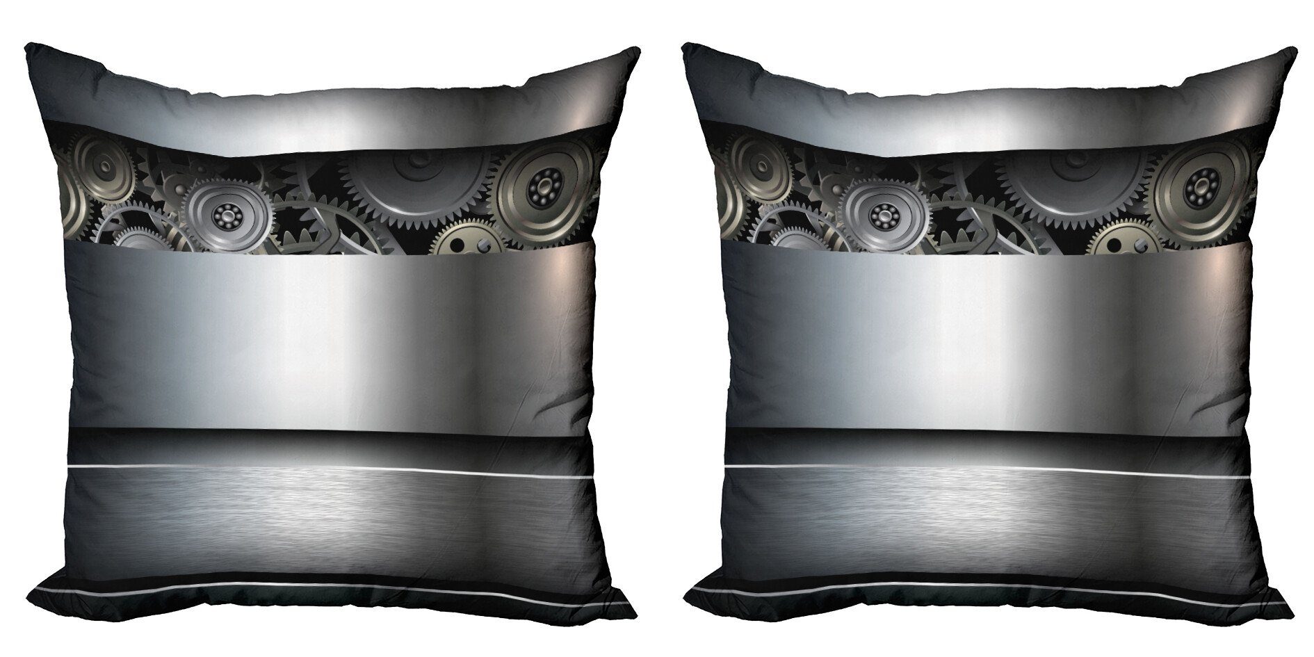 Wissenschaft Accent Doppelseitiger Modern Uhrwerk Stück), (2 Digitaldruck, Abakuhaus Moderne Industriell Kissenbezüge