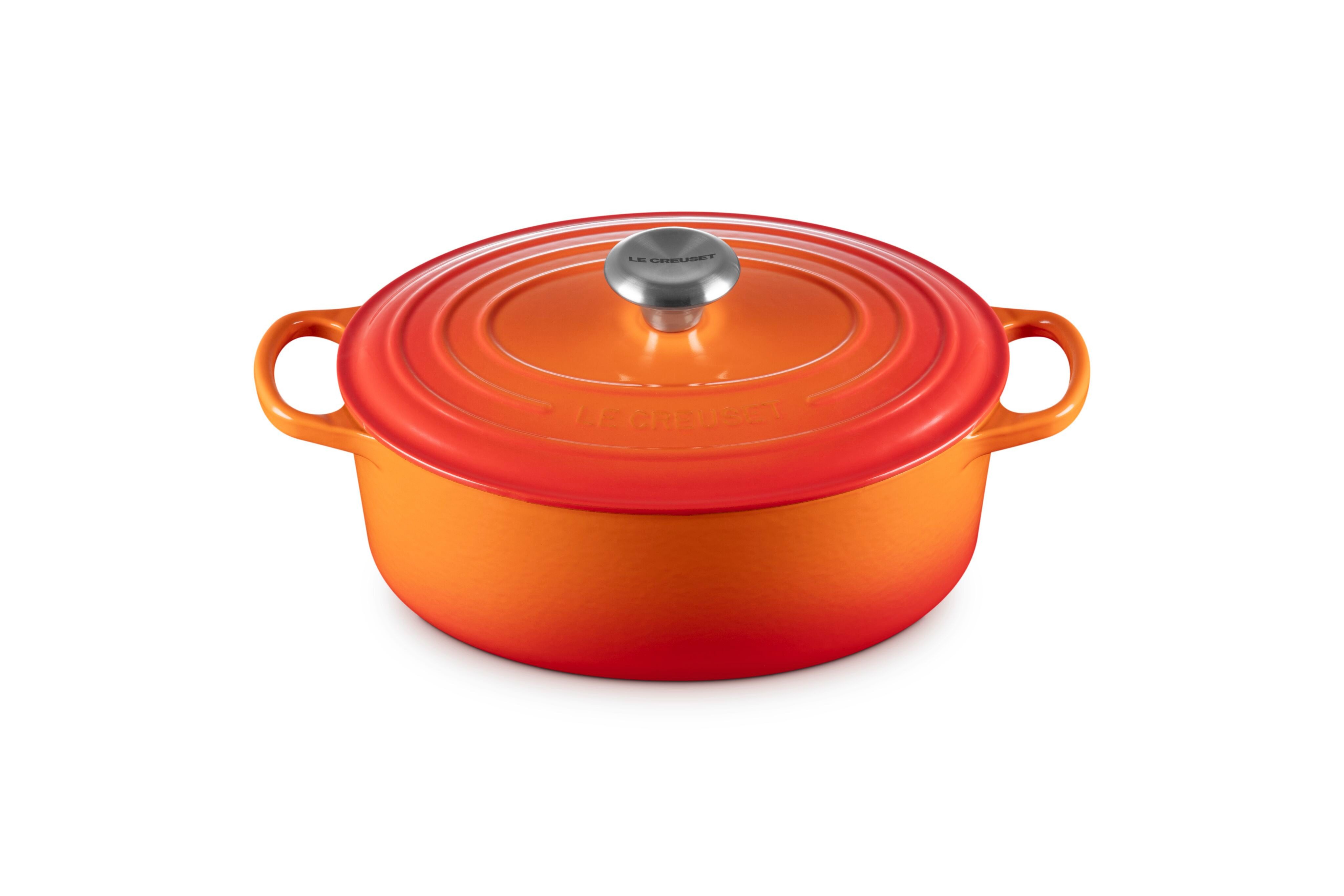 LE CREUSET Bräter Gusseisen-Bräter mit Deckel, Oval