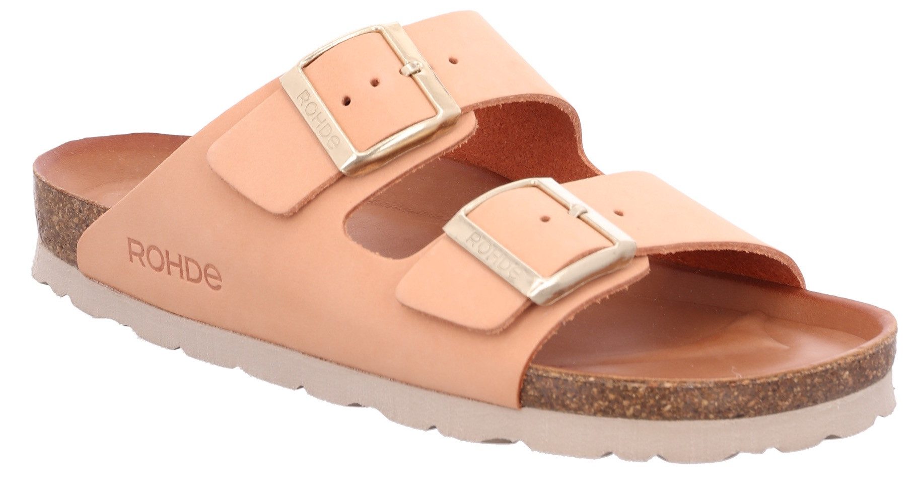 Rohde Alba Pantolette, Keilabsatz, Sommerschuh, Hausschuh mit zwei Schnalle günstig online kaufen