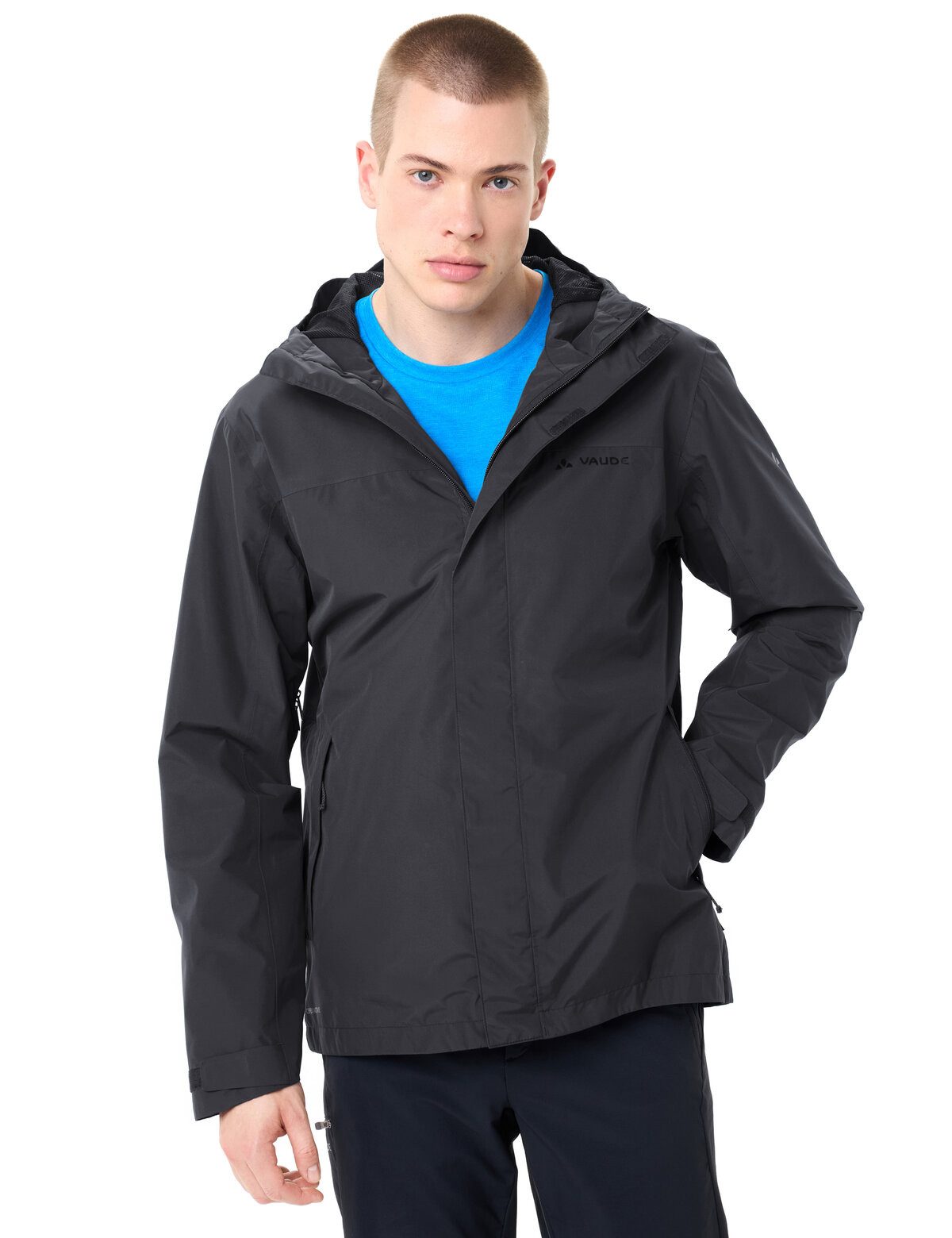 VAUDE Outdoorjacke MEN'S STRATHCONA JACKET sportlicher Stil, winddicht, wasserdicht