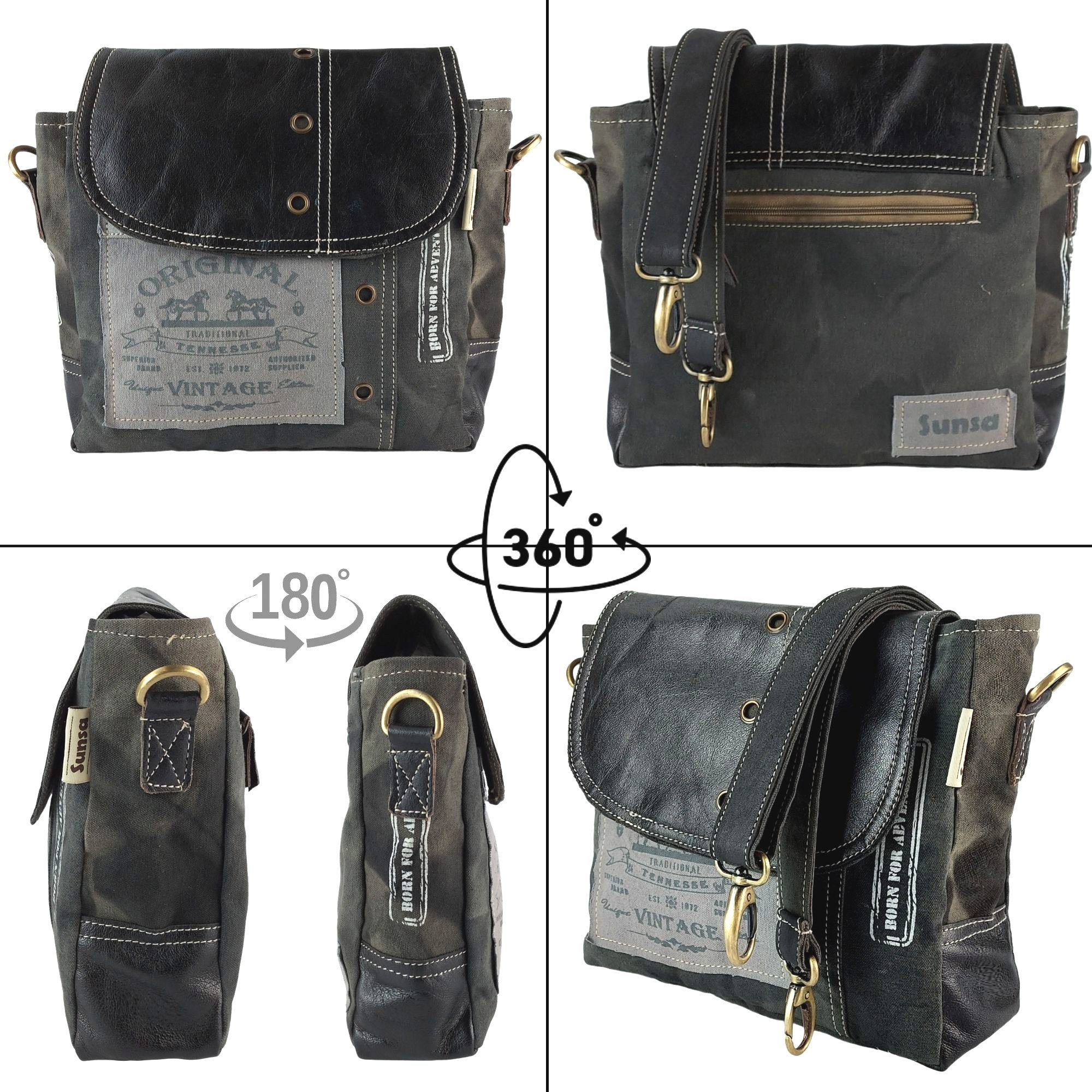 Sunsa Umhängetasche Damen Handtasche Schultertasche Messenger Crossbody Tasche, enthält recyceltes Material, Pferde Druck für Pferde Liebhaber