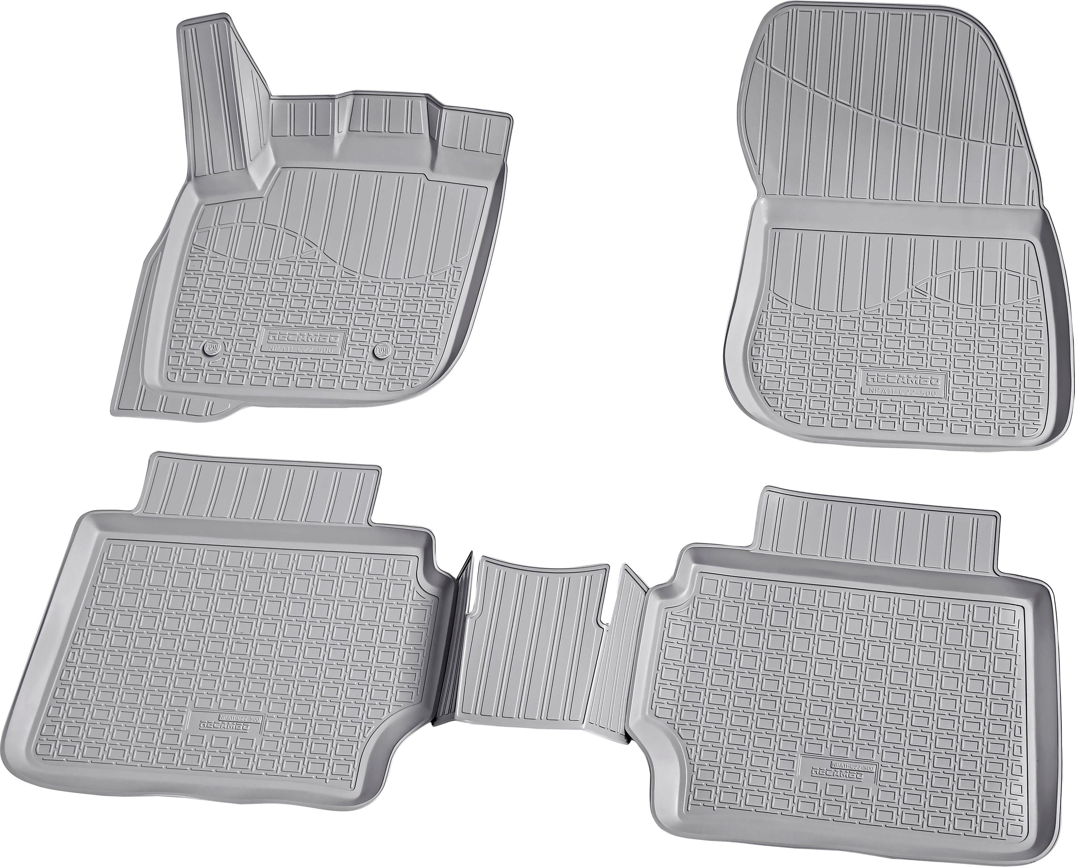 RECAMBO Passform-Fußmatten CustomComforts (4 Passform perfekte V St), für ab Ford 2014, Mondeo