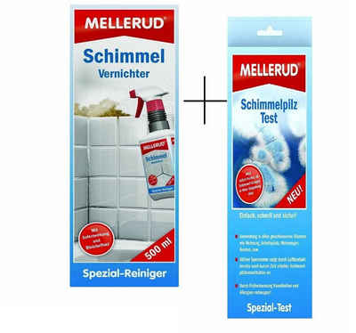 Mellerud MELLERUD 1x Schimmelpilz Test und 1x Schimmel Vernichter Set Flüssigreiniger