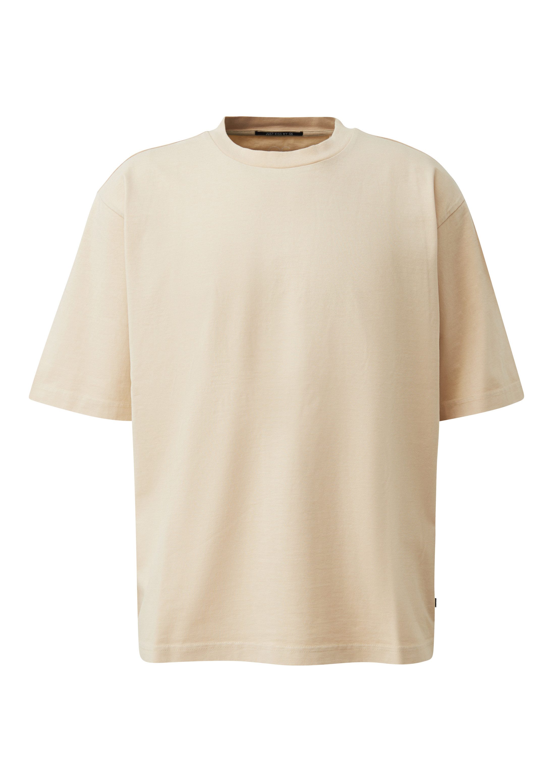 QS Kurzarmshirt T-Shirt Relaxed Fit T-Shirt mit Rückenprint