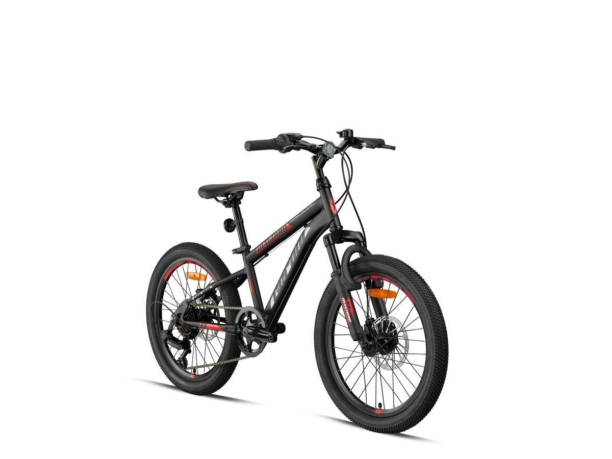 T&Y Trade Mountainbike 20 Zoll Mountainbike Kinder MTB Fahrrad Rad Bike MAGNUM Rot GRN26-072, 7 Gang Shimano, Kettenschaltung, Federgabel, 7 Gänge, Scheibenbremse, Disc