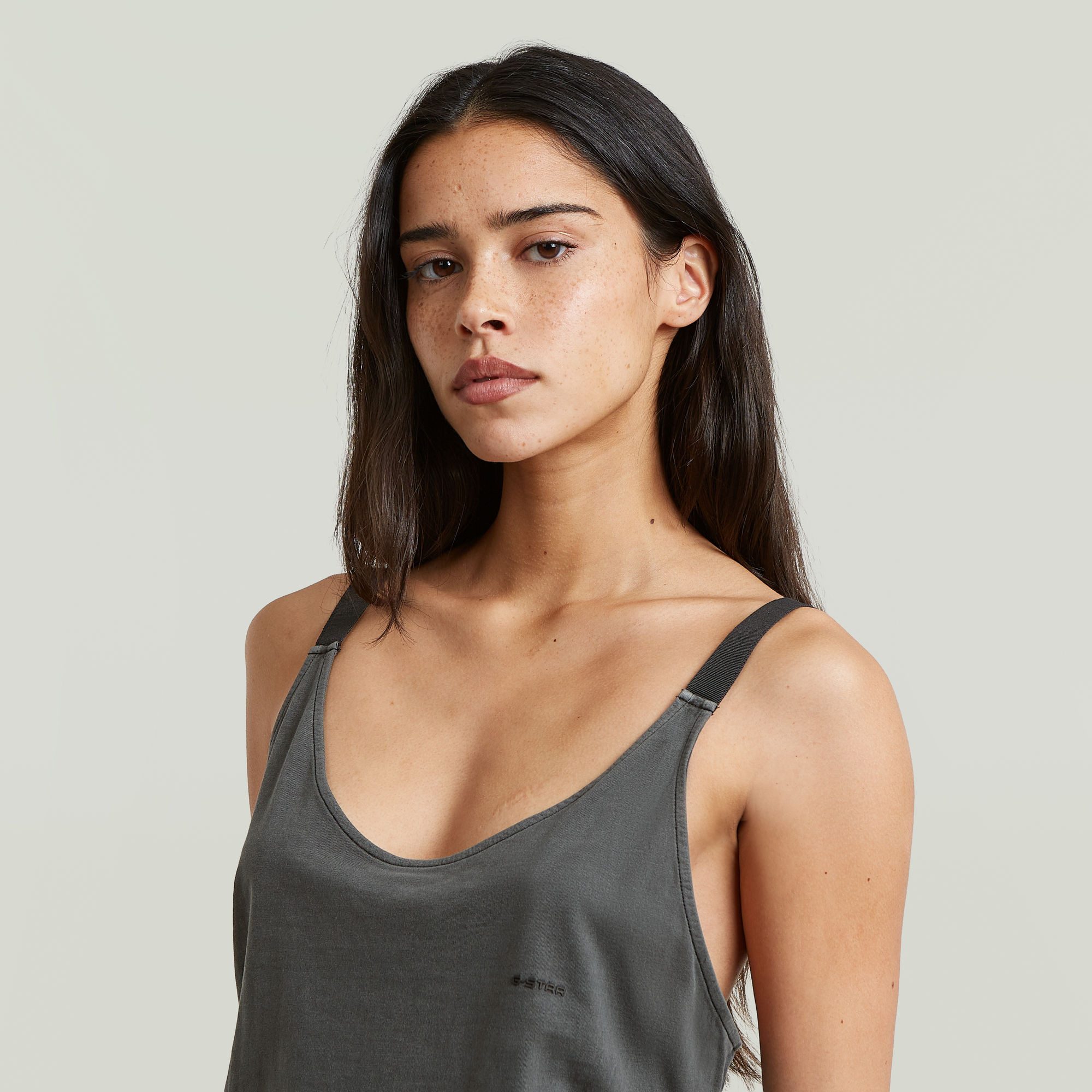 G-STAR Jumpsuit Strappy Jumpsuit wmn mit Elastikbund, Wide Leg