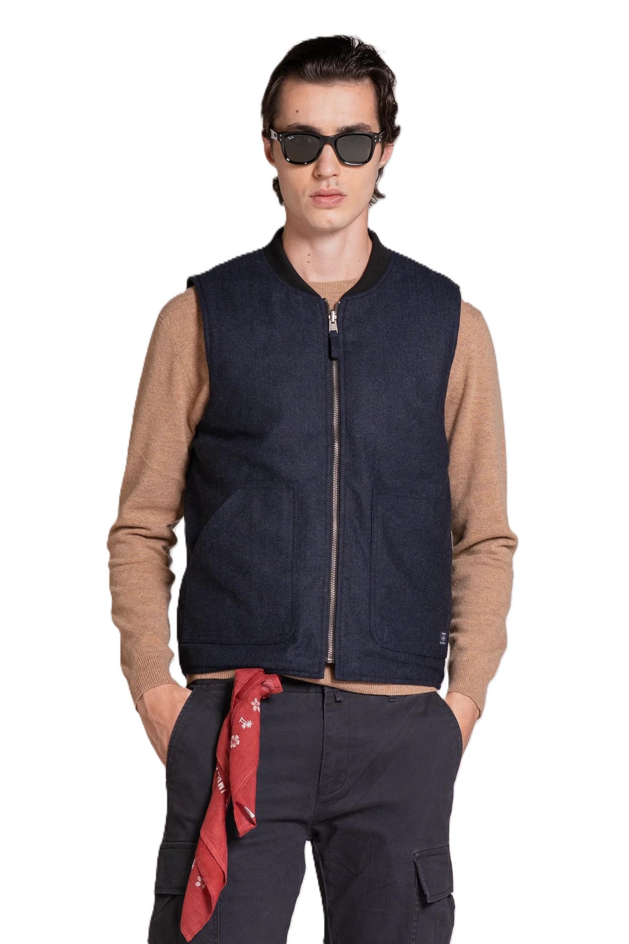 IMPURE Anzugweste MARTIN GILET REVERSE MIXED WOOL - Weste - Wendeweste
