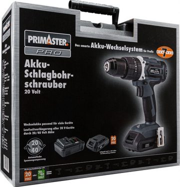 Primaster Akku-Bohrschrauber Primaster Pro Akku-Schlagbohrschrauber PAS20-S 20