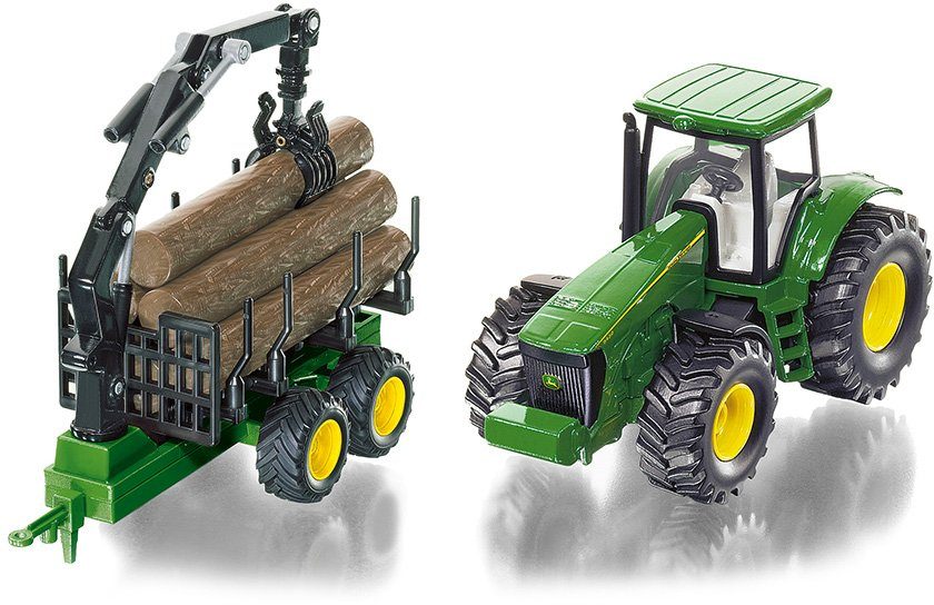 Farmer, Deere SIKU (1954) John Forstanhänger 8430 Spielzeug-Traktor Siku mit