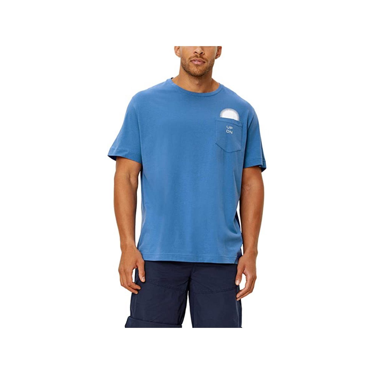 T-Shirt hell-blau fit s.Oliver regular (1-tlg)