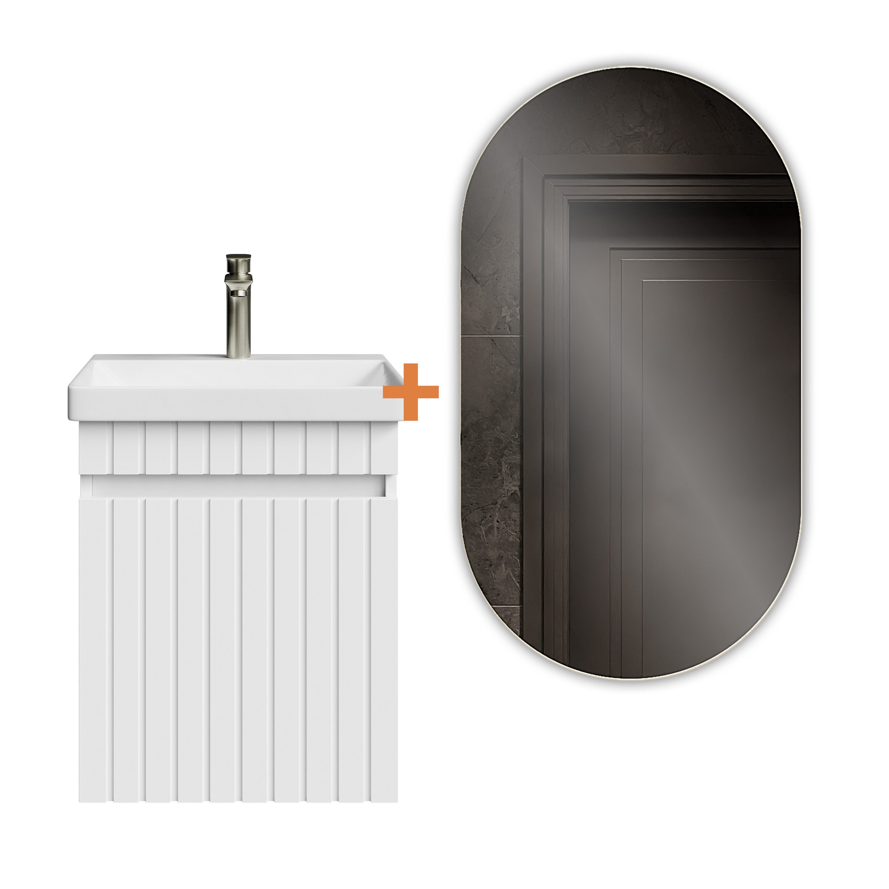Planetmöbel Badmöbel-Set Cosmia, (Waschbecken mit Unterschrank, günstig online kaufen
