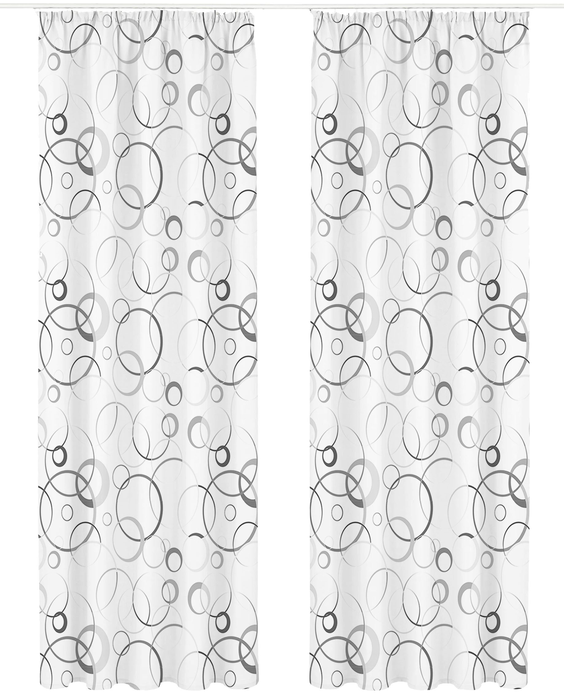 Bruno Banani Gardine Maze (1 St), Kräuselband, blickdicht, 1 Schal, mit mod günstig online kaufen