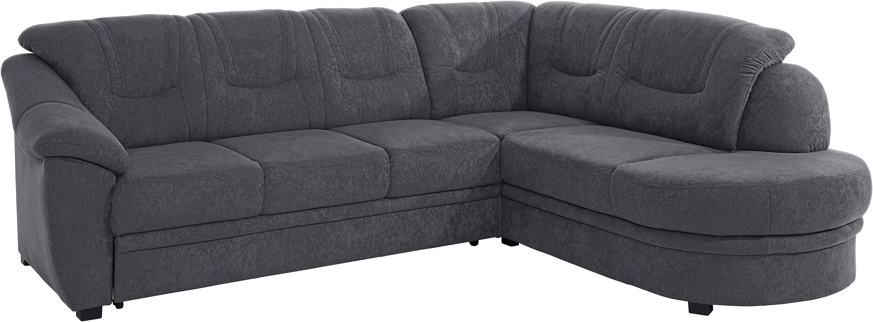 sit&more Ecksofa Savoni L-Form, wahlweise mit Bettfunktion