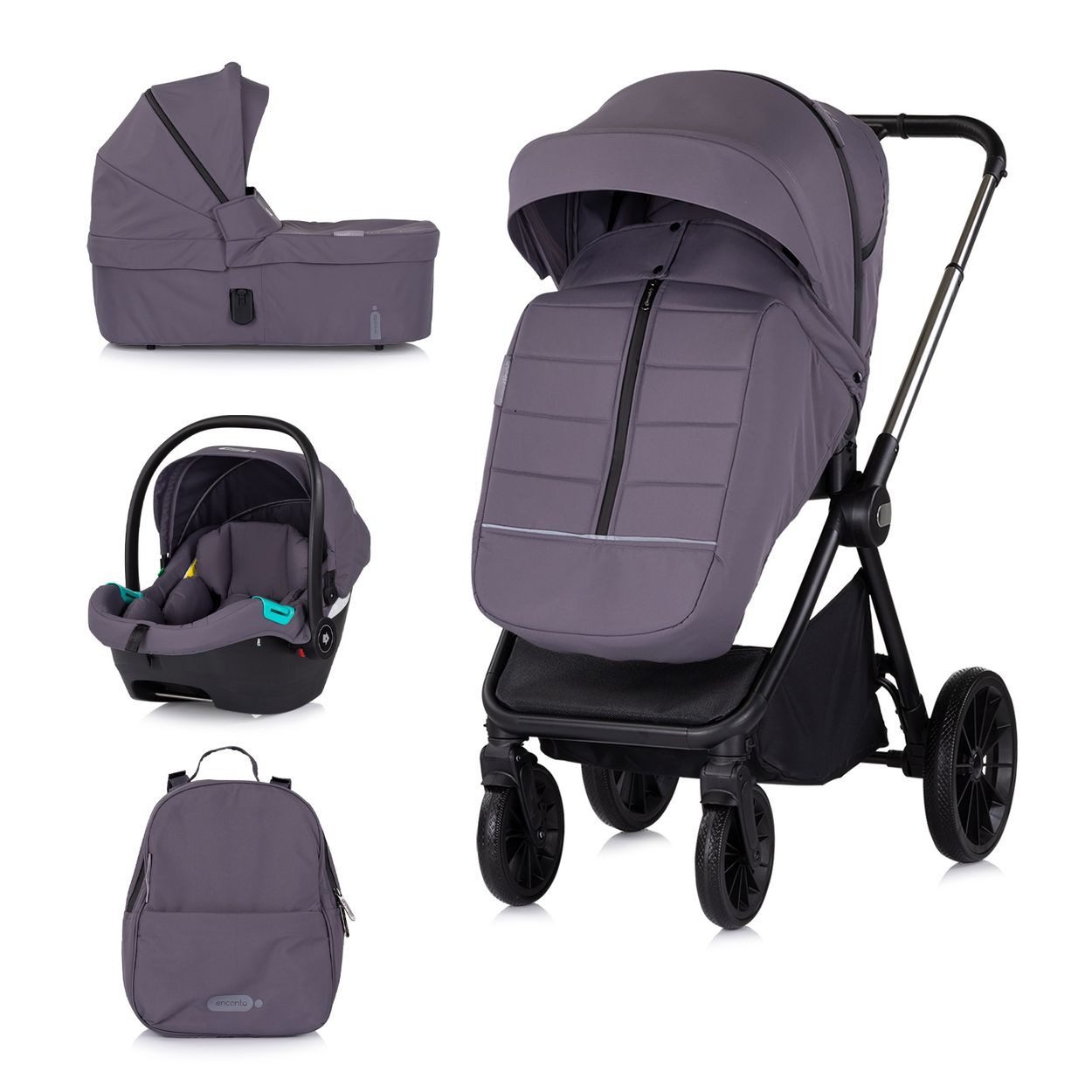 Kombi-Kinderwagen Kombikinderwagen Encanto 3in1