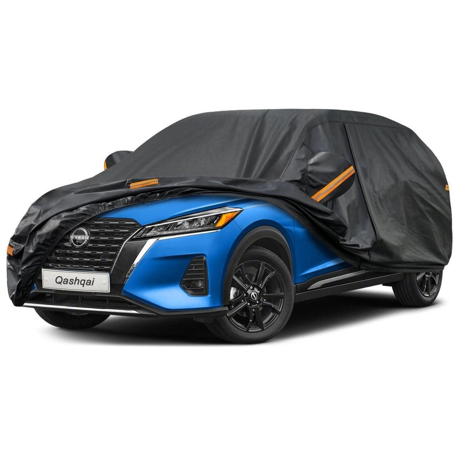 LuxusKollektion Autoplane Autoabdeckung Passend für Nissan Qashqai(2017-2025) Schwarz