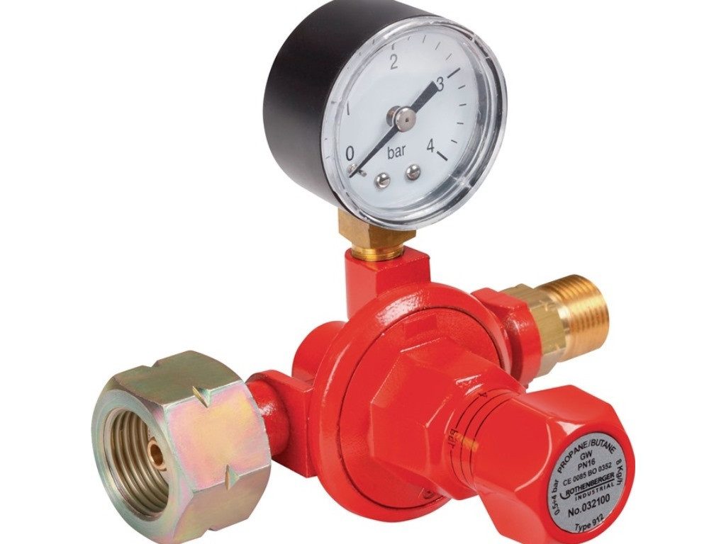 Druckregler ROTHENBERGER INDUSTRIAL 032100E Propandruckregler 0,5 - 4 bar G 3/8?
