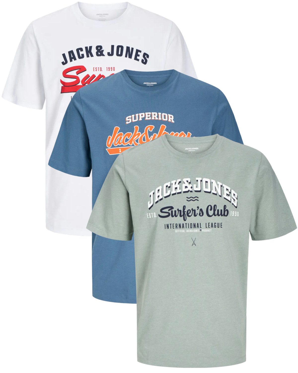 Jack & Jones Print-Shirt stilvolle Slim-Fit günstig online kaufen