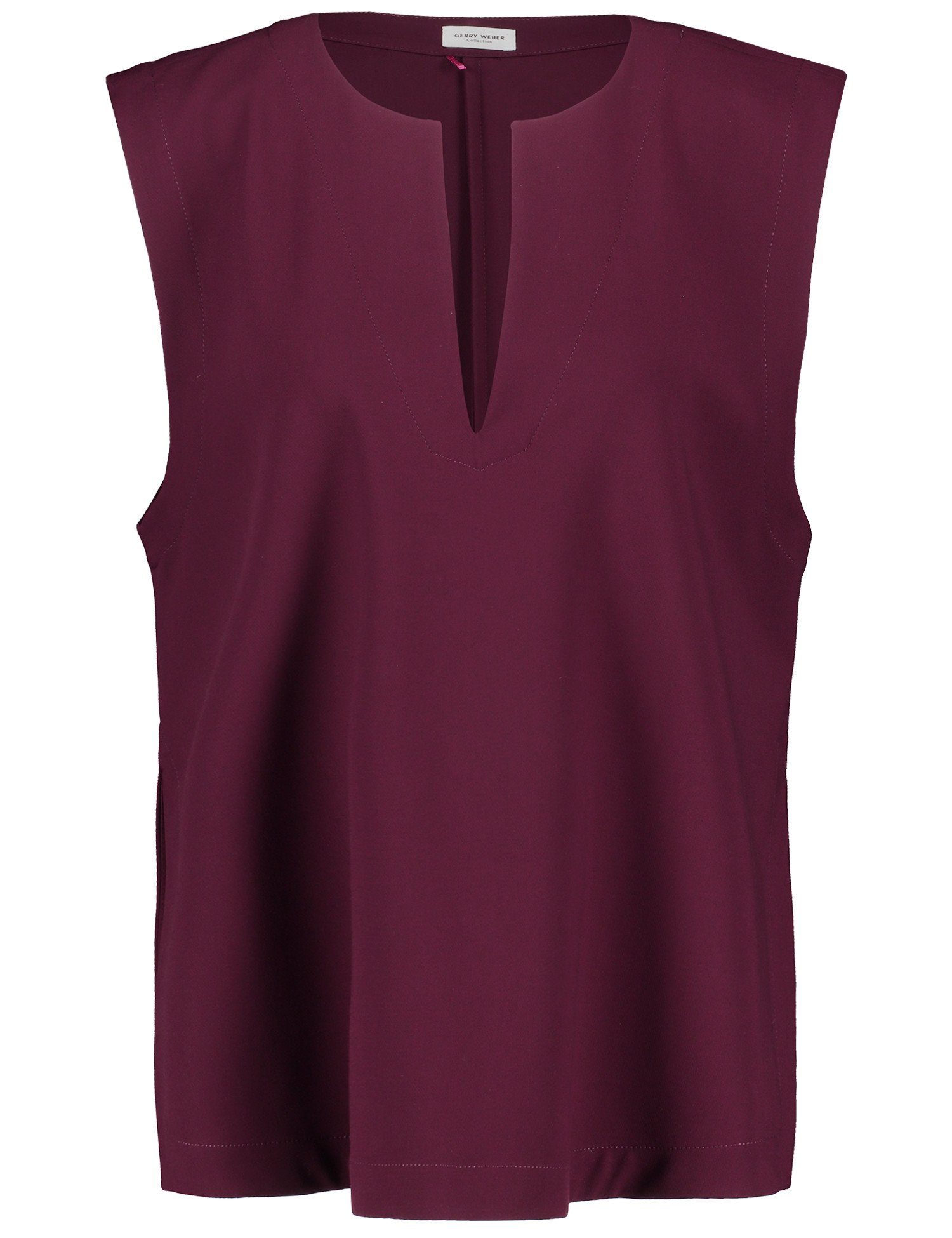 Klassische Bluse Ärmellose Bluse