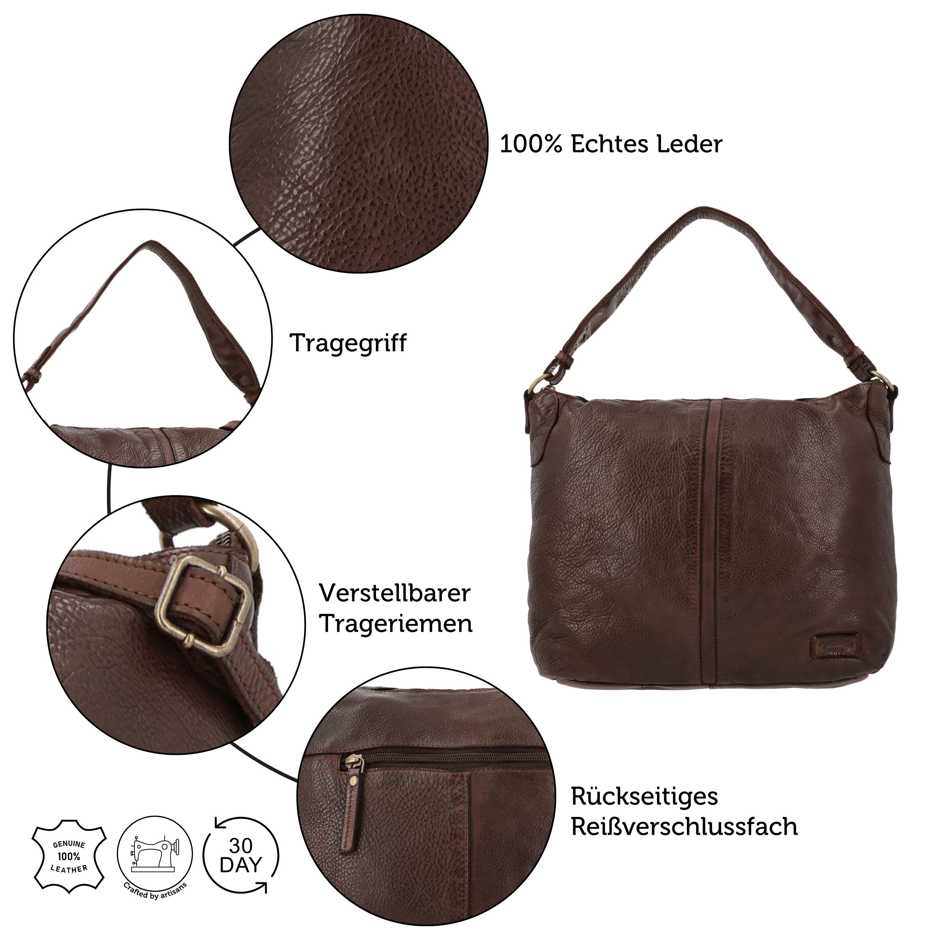 Gusti Leder Handtasche Gusti Leder Handtasche Hannah (1-tlg)