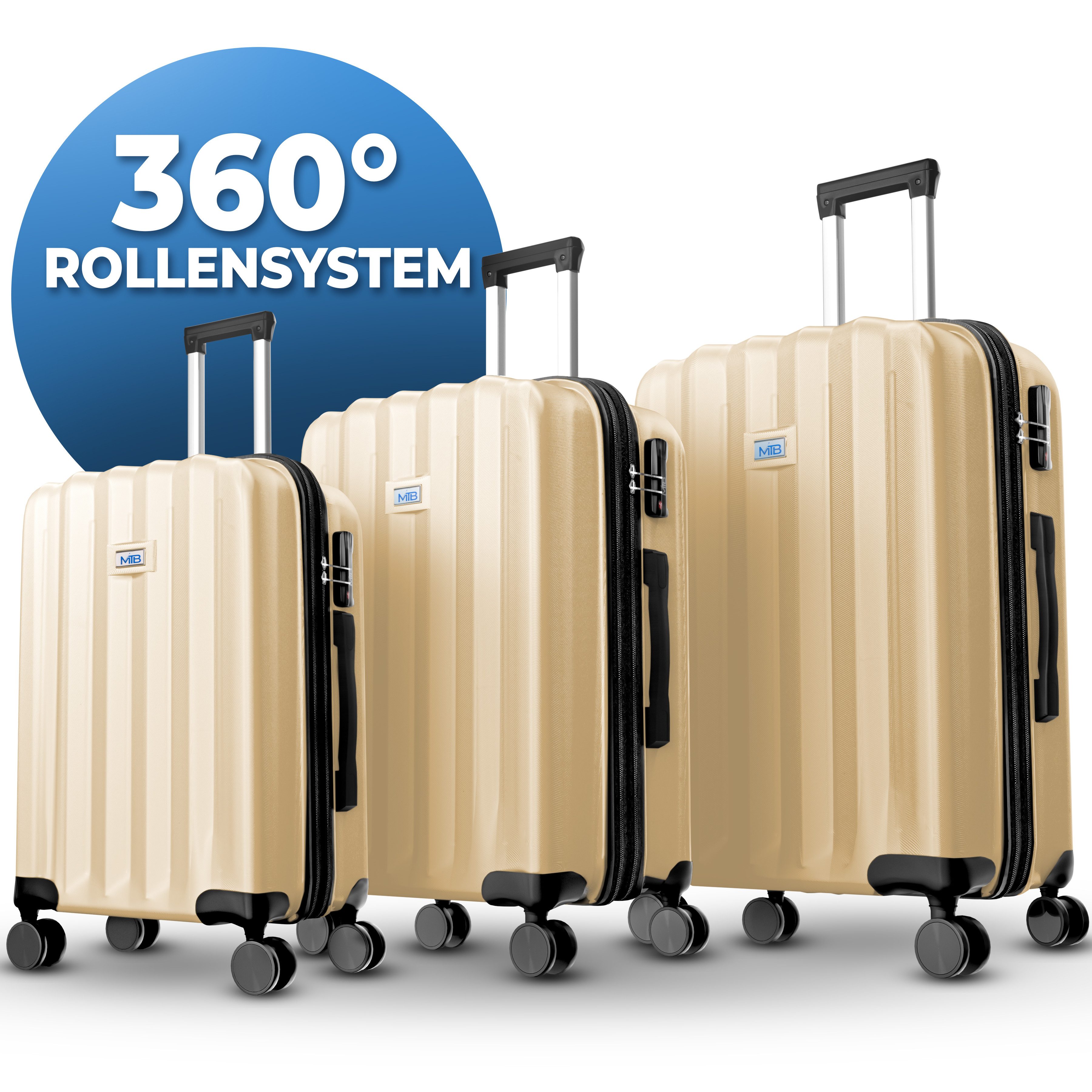 MTB Чемоданы Reisekoffer Rollkoffer Hartschalen Handgepäck ABS Dehnungsfuge, Handgepäck - Mittlerer Чемоданы- Großer Чемоданы