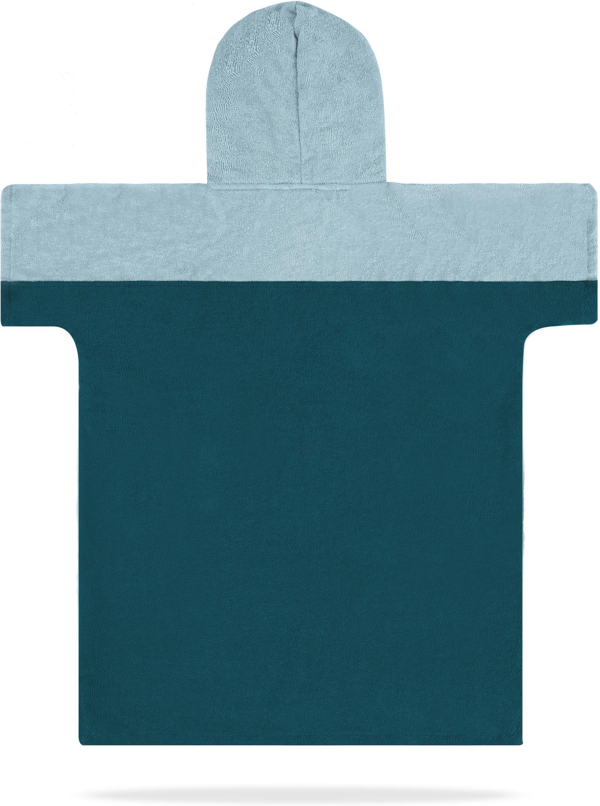 normani Badeponcho Baby Badeponcho Puwai, Bio-Baumwolle, Kapuze, Schlupf, Badeponcho aus 100 % Bio-Baumwolle