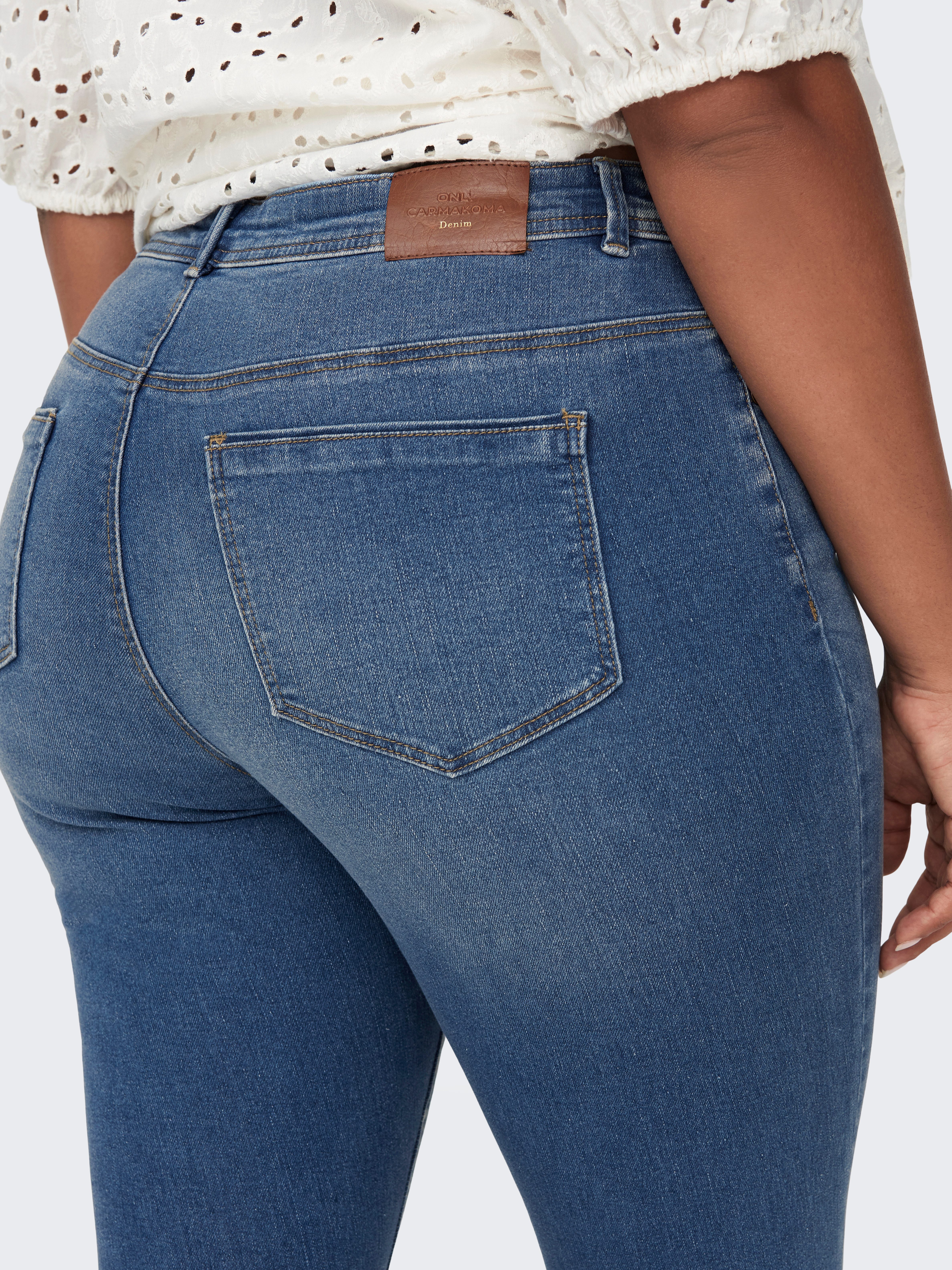 ONLY CARMAKOMA Skinny-fit-Jeans CARSALLY REG SK DNM BJ114-3 NOOS Materialmix, skinny fit