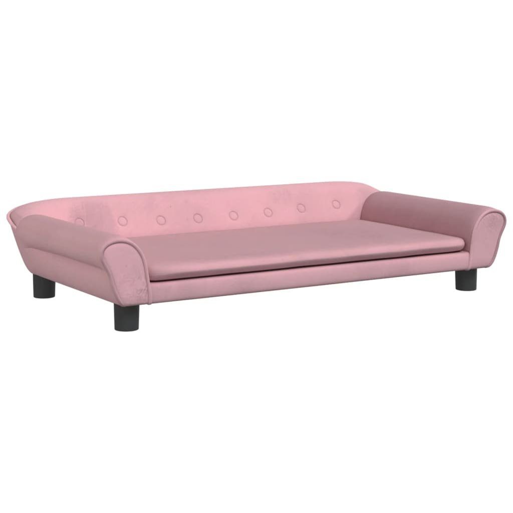 vidaXL Kindersofa 100 x 50 x 26 cm Kindersofa Rosa 100x50x26 cm Samt Kindercouch Kinderm