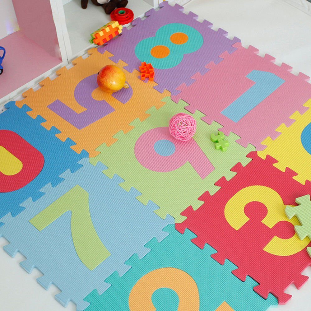style home Puzzlematte, 36 Puzzleteile, PuzzlequadrateBodenmatte Spielteppich Kinderteppich Spielmatte Lernteppich Schadestofffrei