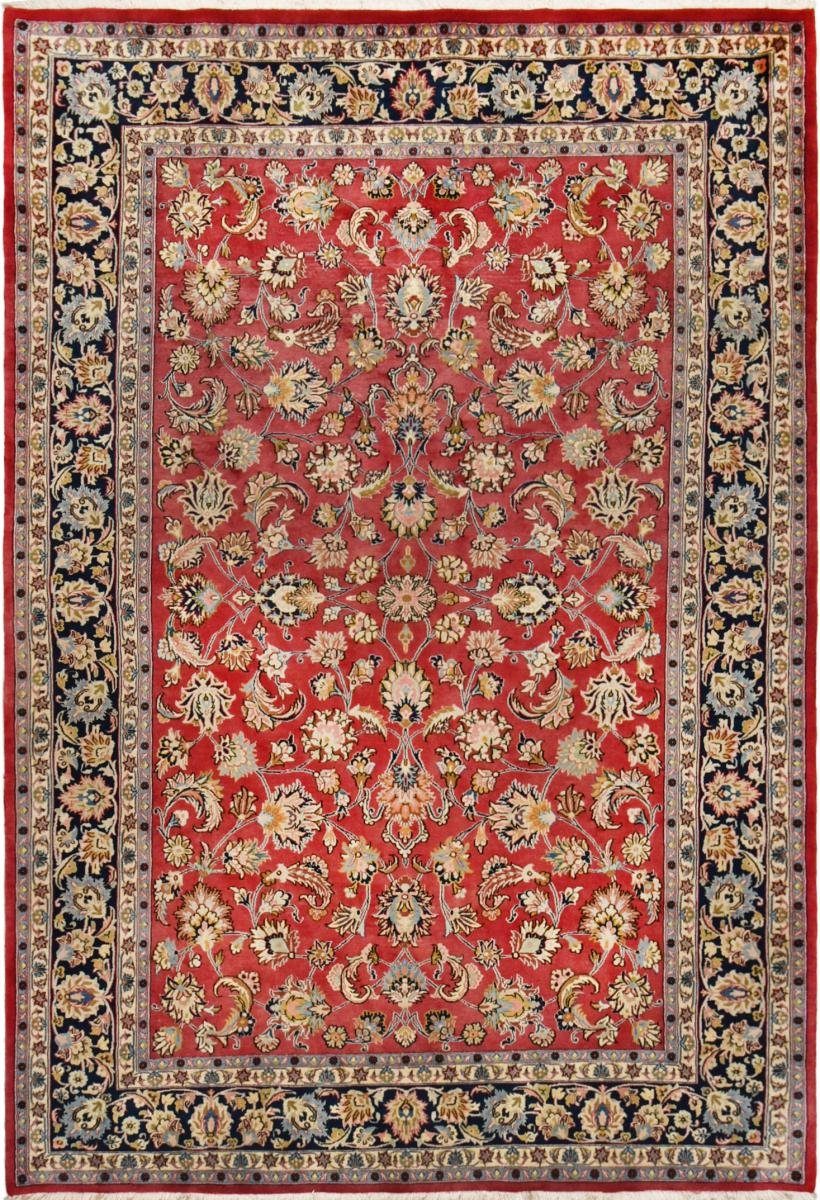 Orientteppich Mashhad 201x304 Handgeknüpfter Orientteppich / Perserteppich, Nain Trading, rechteckig, Höhe: 12 mm